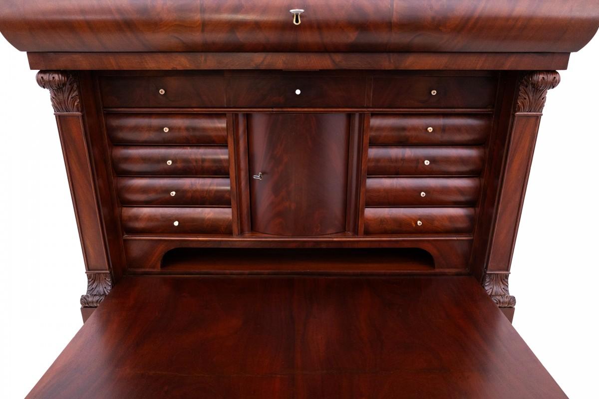 Biedermeier Antique secretary from around 1880, Northern Europe. For Sale