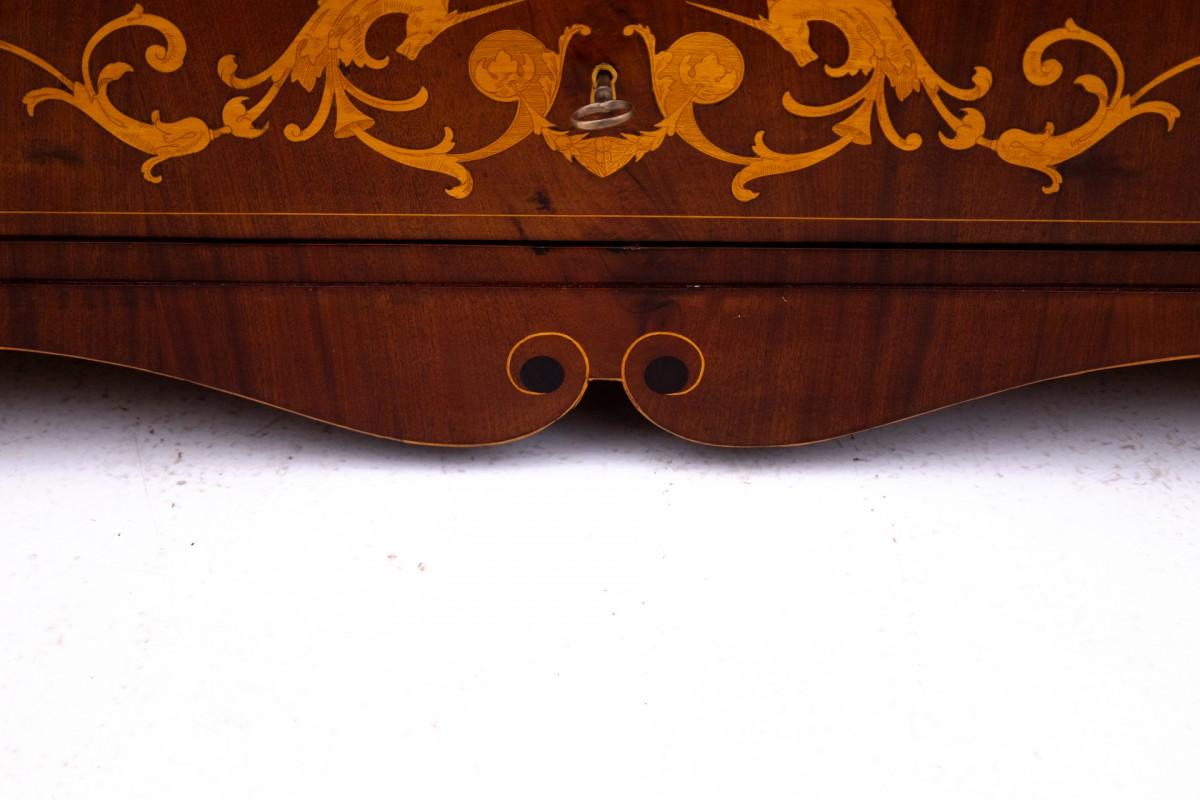 Swedish Antique secretary from the second half of the 19th century, Northern Europe.