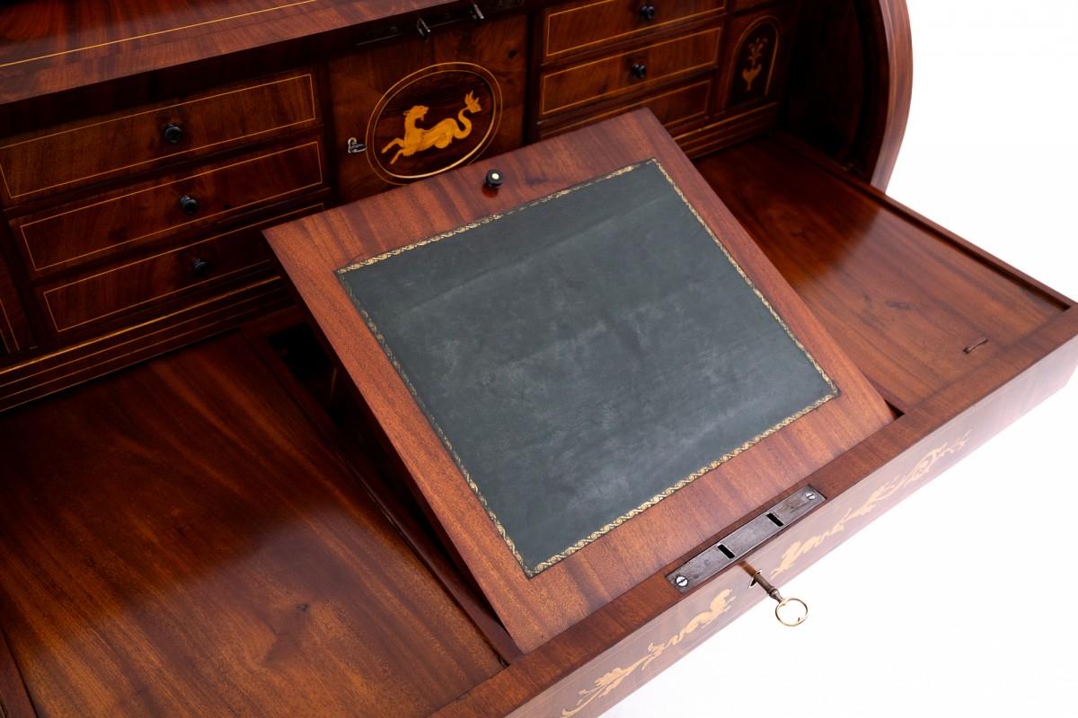 Antique secretary from the second half of the 19th century, Northern Europe. 1