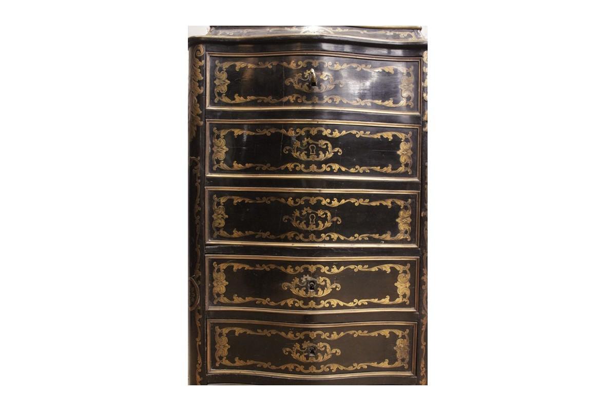 Antique Secretary in the Style of Napoleon III, France, circa 1850 In Good Condition In Chorzów, PL