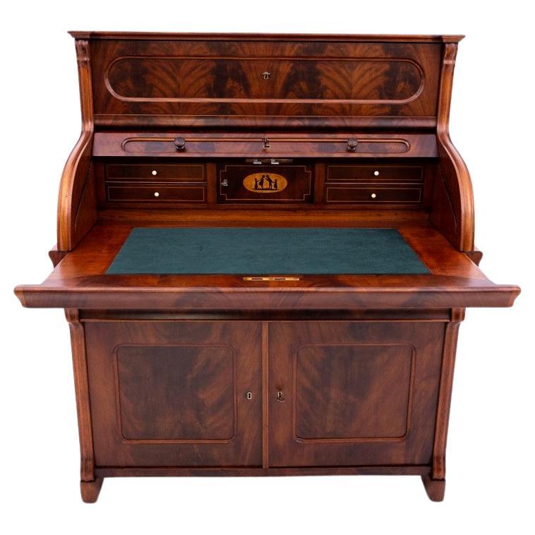 Antique secretary's office, Northern Europe, circa 1870. After renovation. For Sale