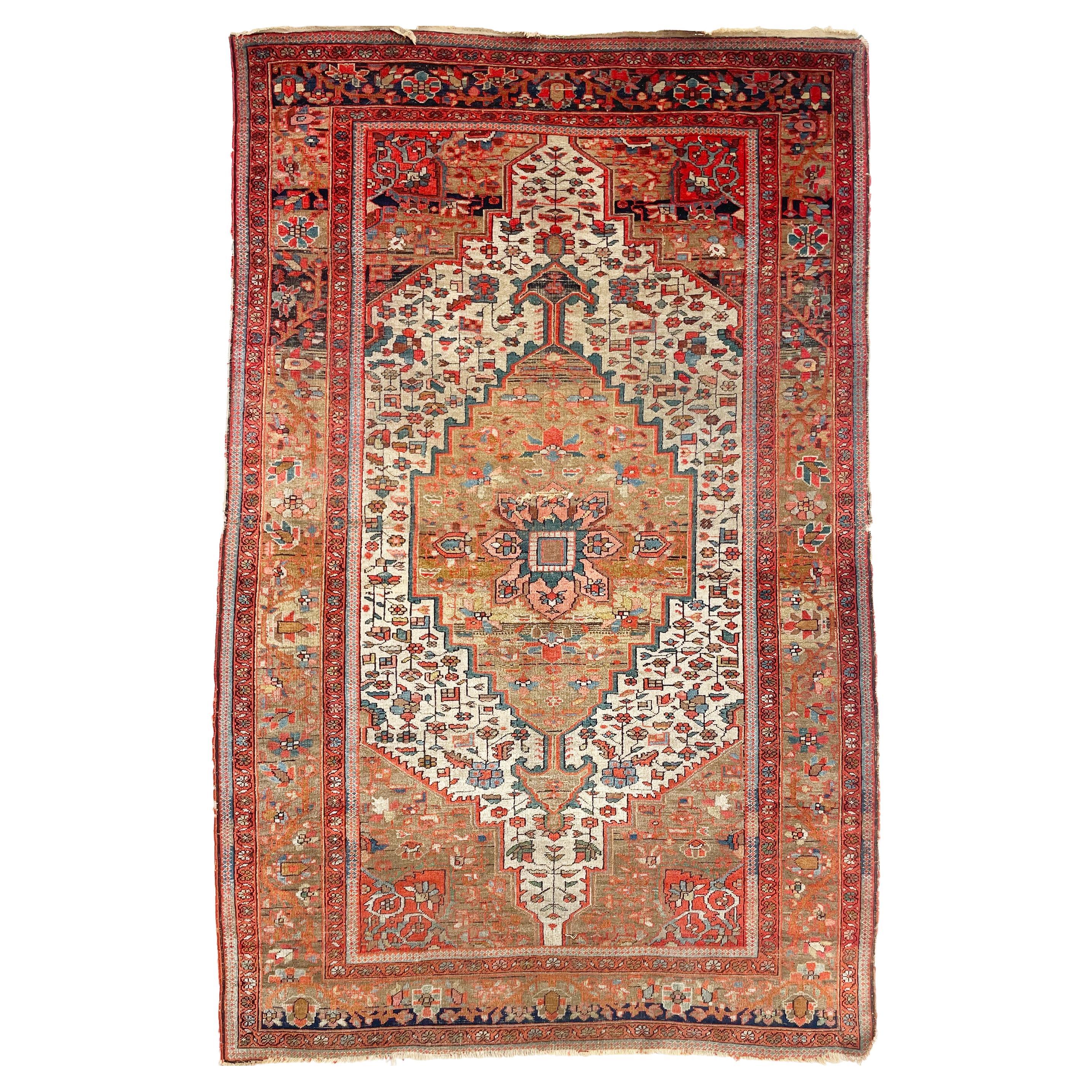 Tapis ancien Sedona CIRCA Sarouk, circa 1920-30's