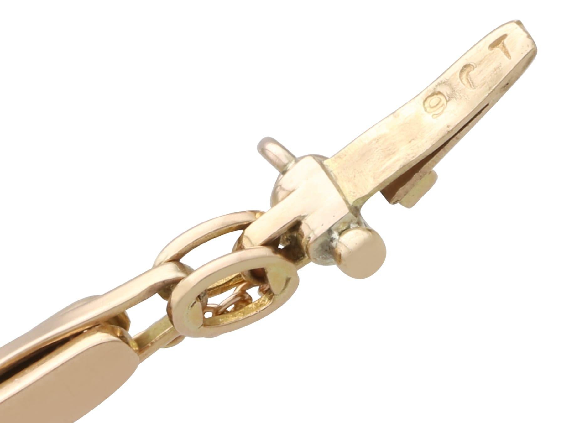 Antique Seed Pearl and 0.12 Carat Diamond, 15k Rose Gold Bracelet Circa 1930 For Sale 5