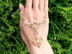 Antique Seed Pearl and 15k Yellow Gold Necklace / Brooch Circa 1880