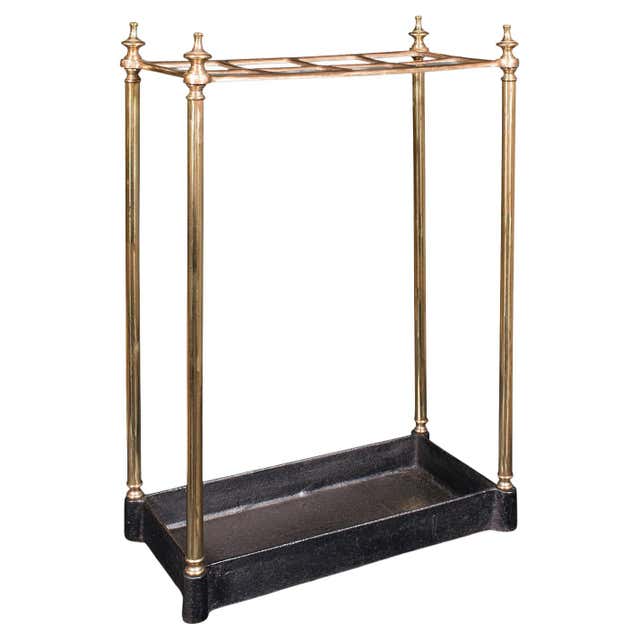 Antique Hall Rack with Valet Mirror, English, Oak, Mounted Coat Hooks ...