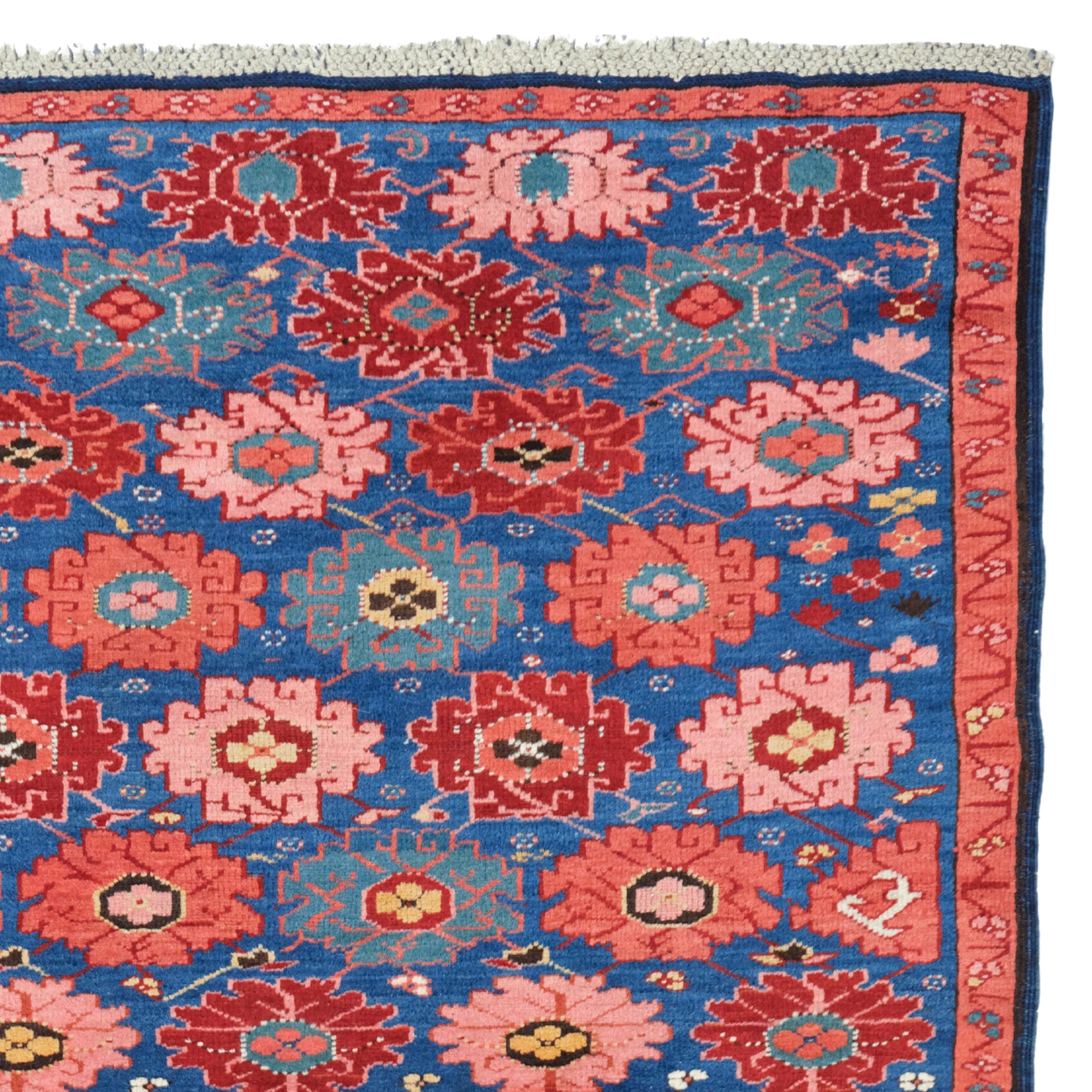 Antiker Seichour-Teppich - Kaukasischer Seichour-Teppich aus dem 19. Jahrhundert, antiker Teppich (Wolle) im Angebot