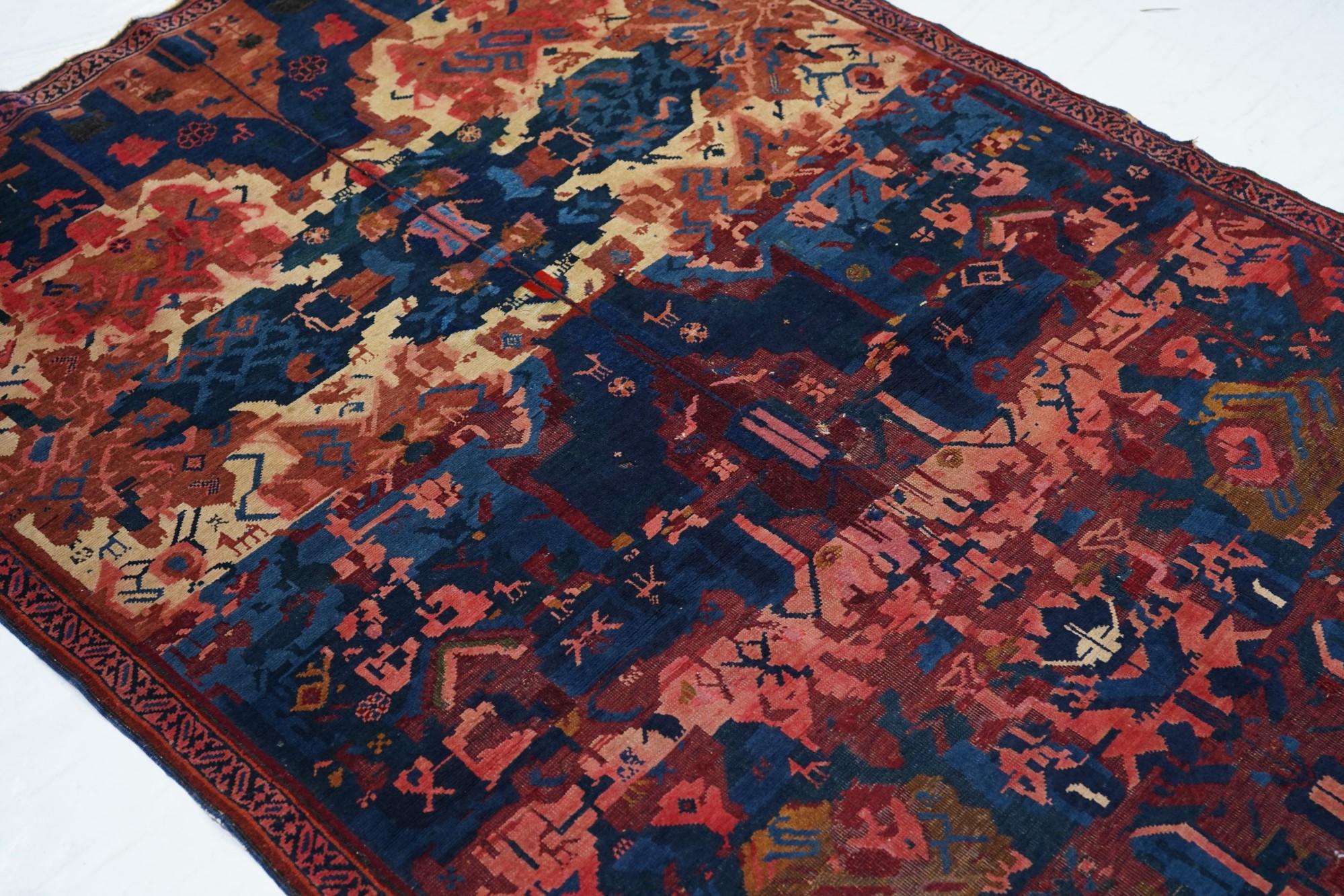 Alfombra antigua Seikhour principios del siglo XX en venta
