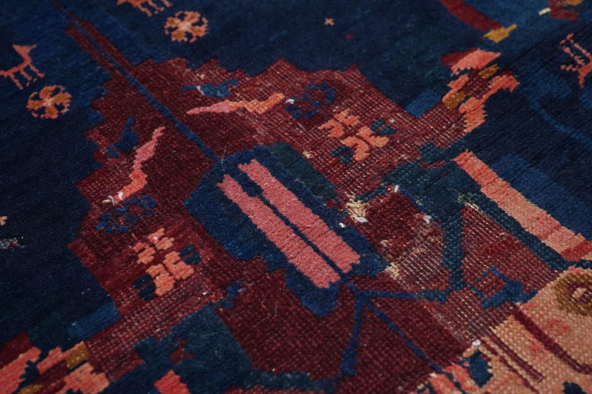Alfombra antigua Seikhour Lana en venta