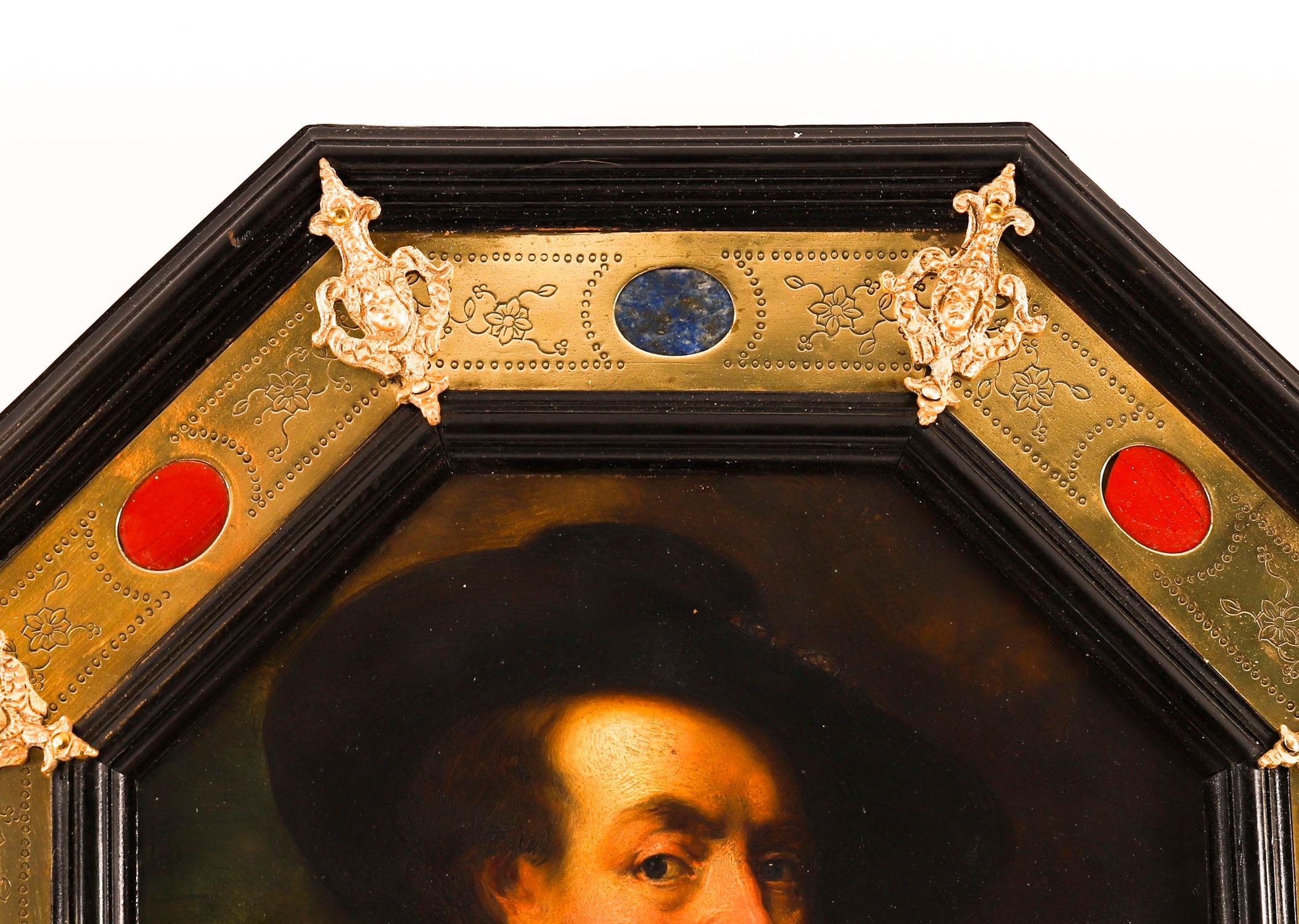 Ancien Self-Portrait Rubens par F. Flor pour Flor & Findel 19ème siècle Bon état - En vente à London, GB