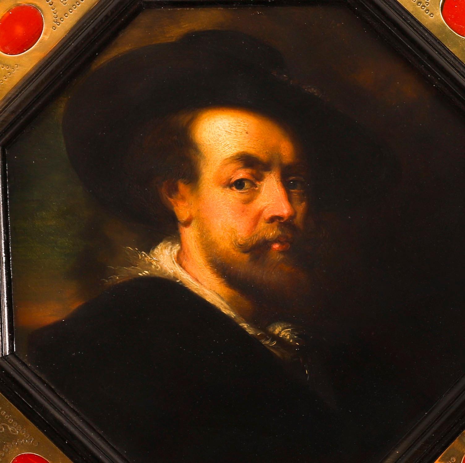 Ancien Self-Portrait Rubens par F. Flor pour Flor & Findel 19ème siècle en vente 4