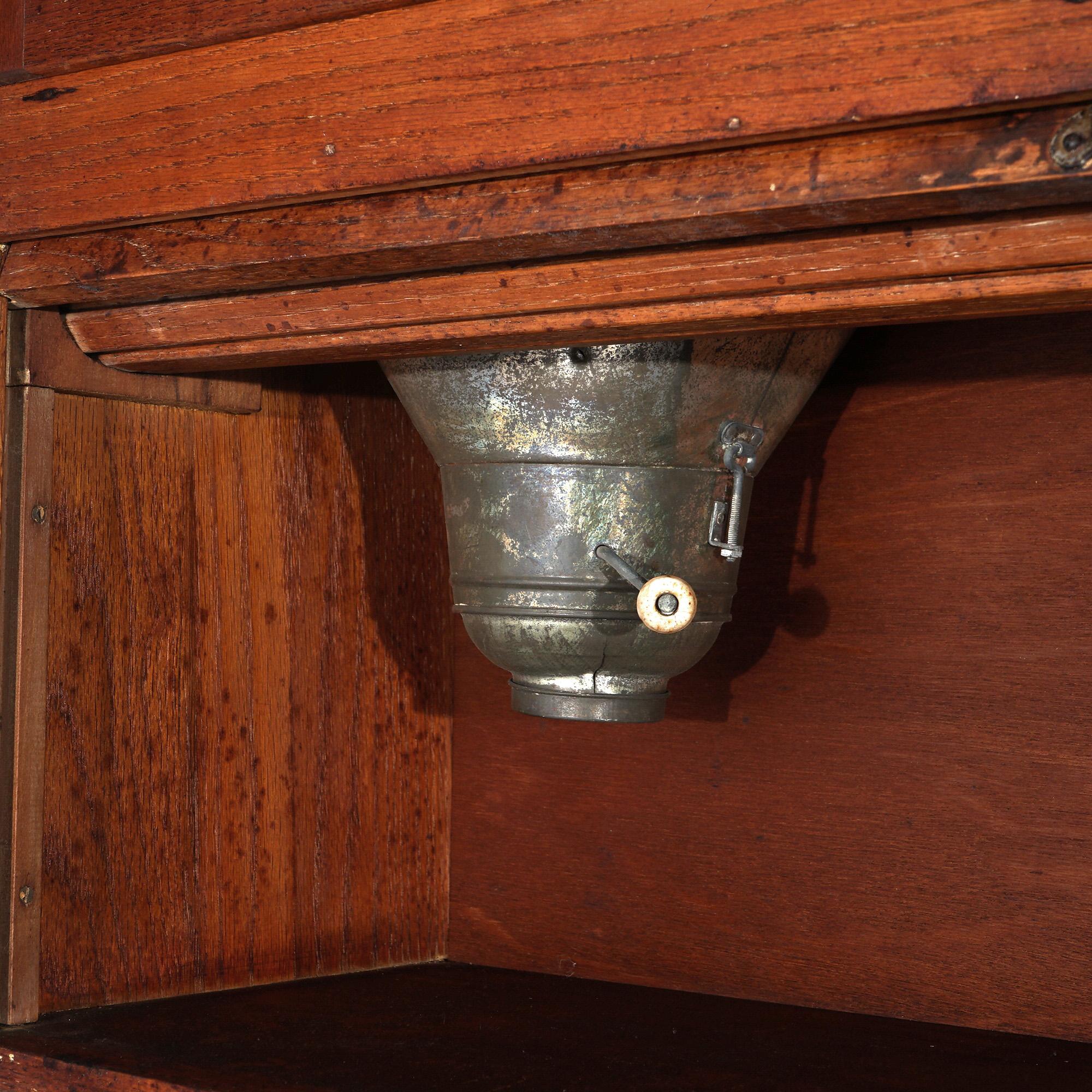 hoosier cabinet with flour sifter