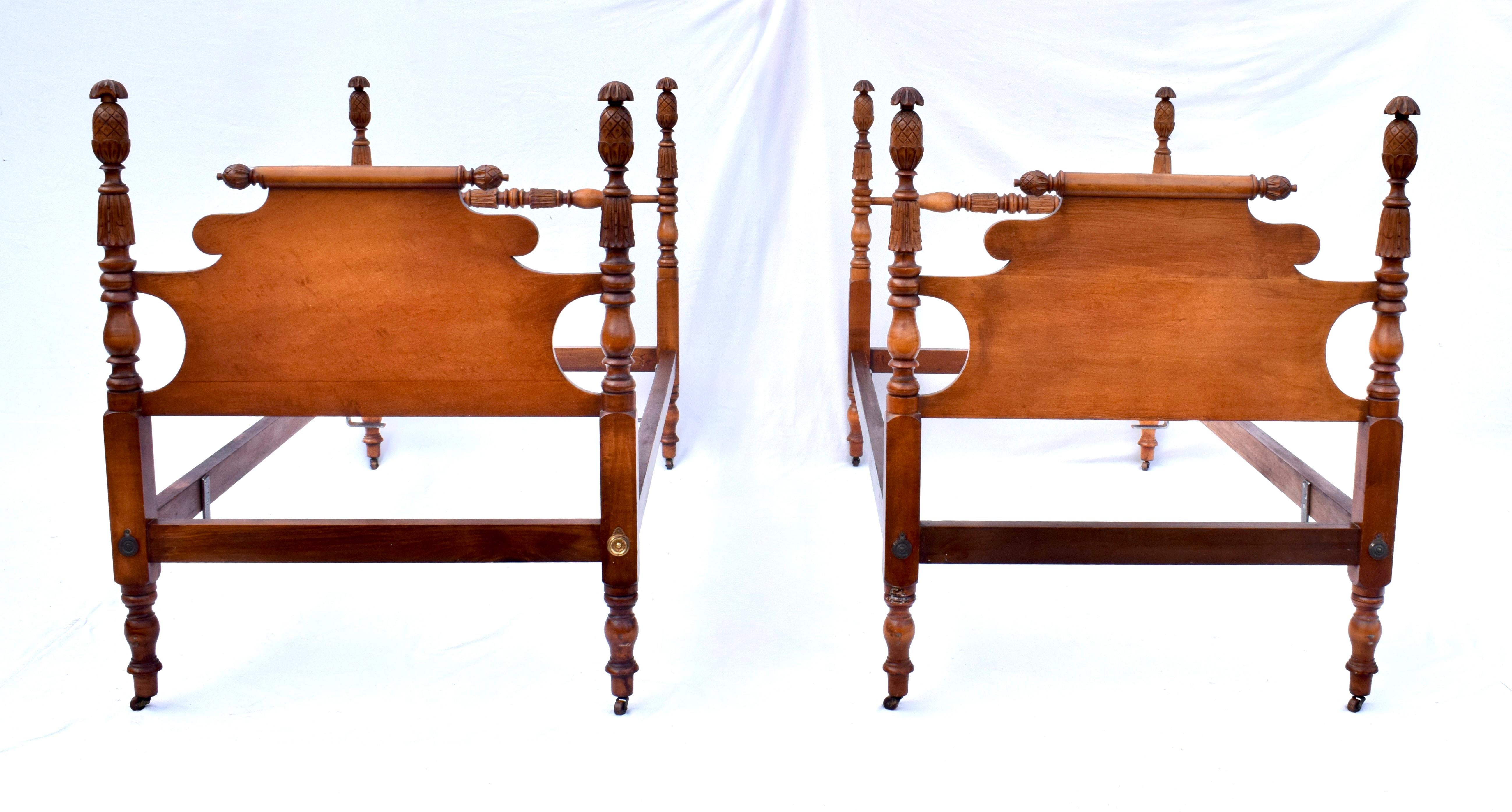 Antico letto a due piazze semi-postale American Feder, CIRCA 1910 in vendita 2