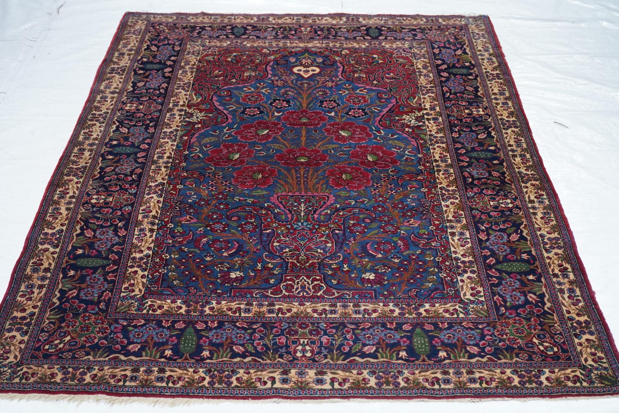 Antique Semnan Rug For Sale 2