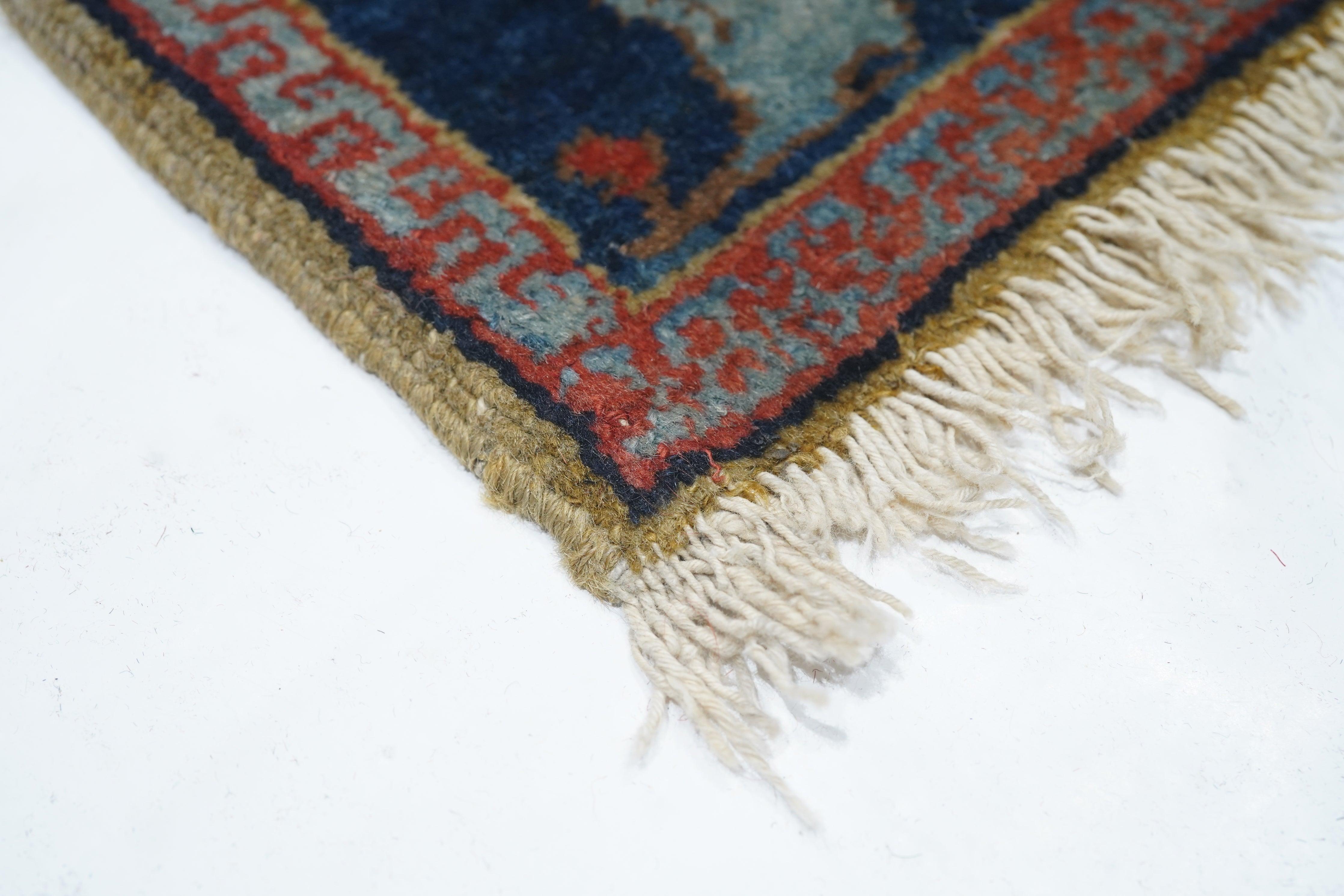 Asian Antique Seneh, One of Pair Rug For Sale