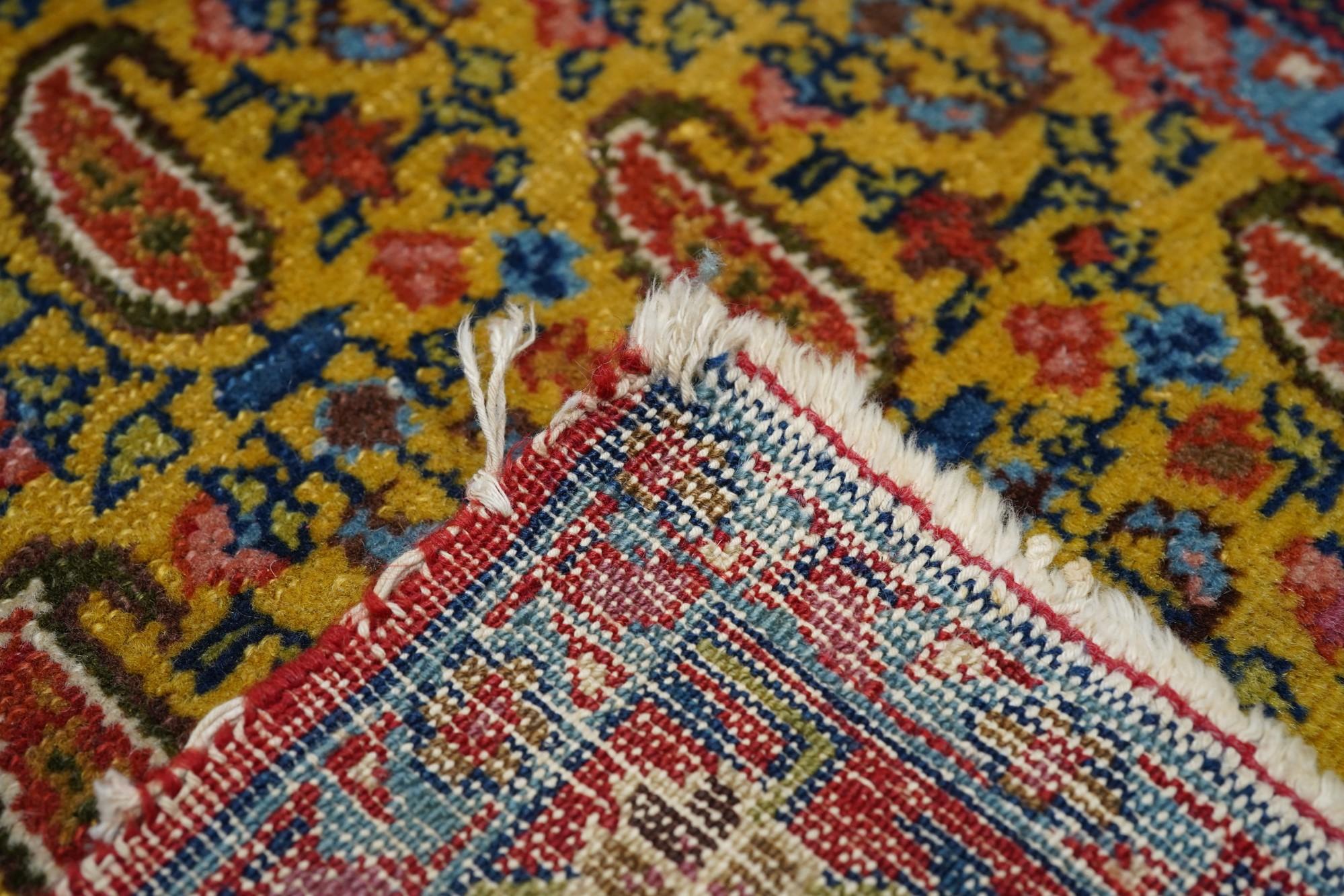 Antiker Senneh-Teppich 2'10'' x 3'10'' im Angebot 4