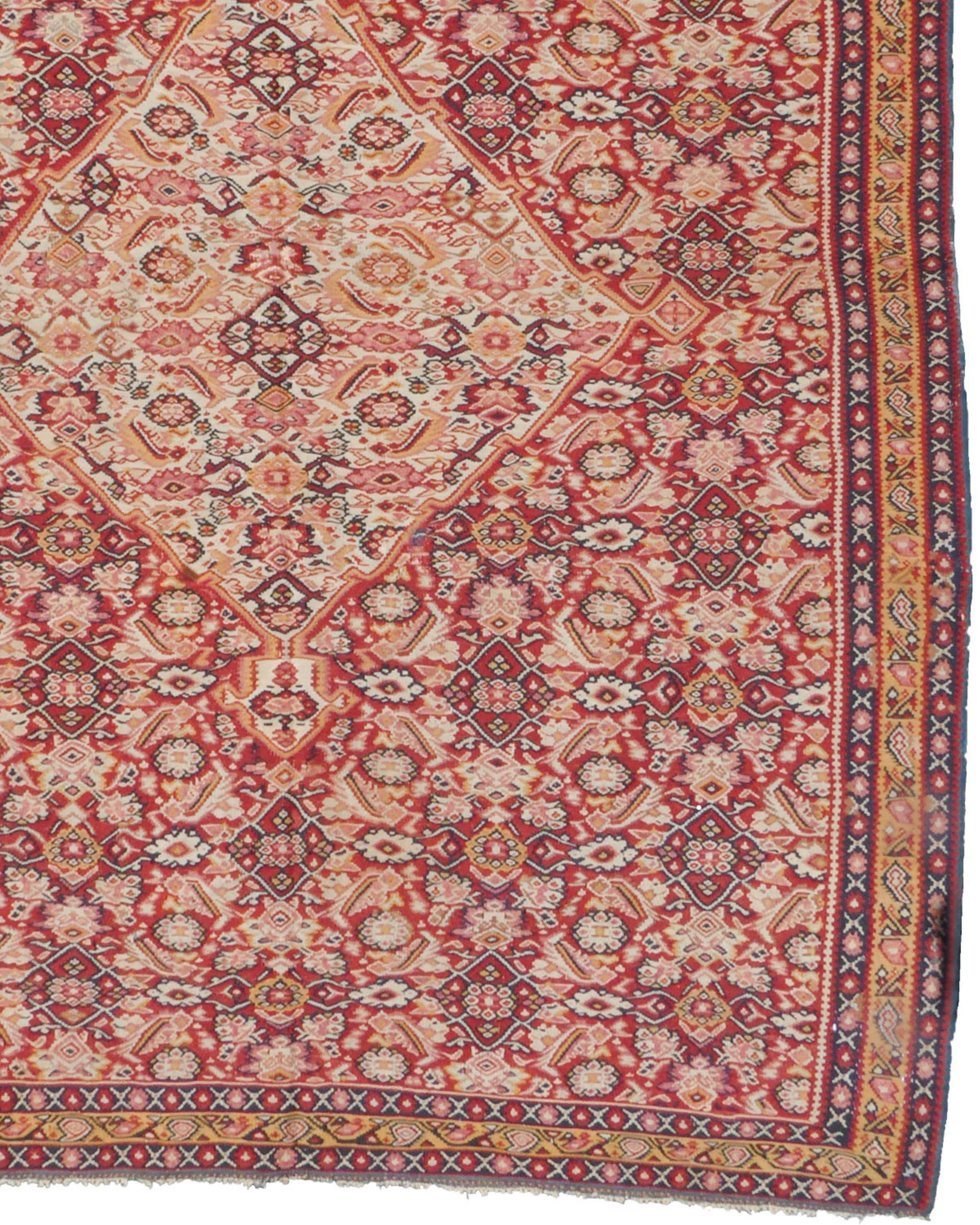 Antique Persian Senneh Kilim Rug, 19th Century (4th Quarter)

Additional information:
Dimensions: 4'8