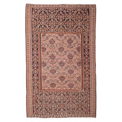 Antiker Senneh Kilim Senna Teppich aus Wolle Caucasia Persischer Kurdischer Teppich
