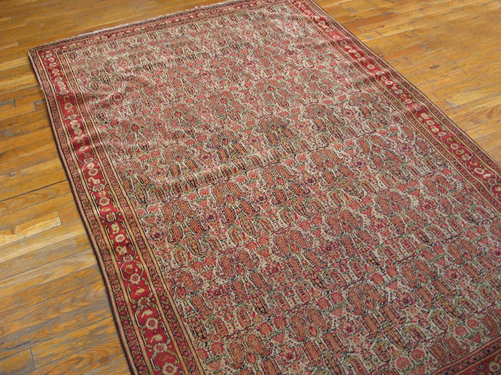 Antique Senneh Persian Rug In Good Condition For Sale In New York, NY