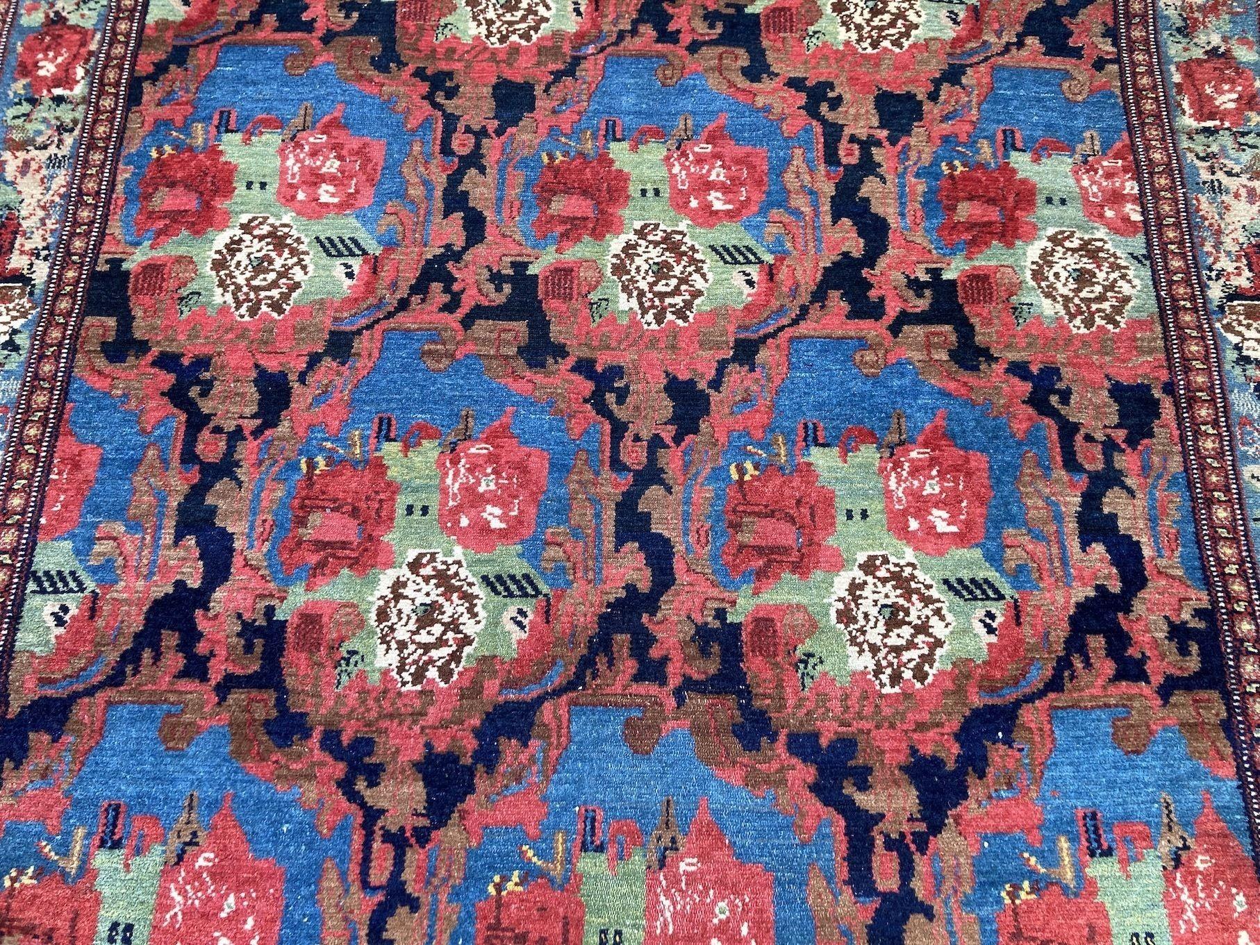 Antique Senneh Rug 1.82m x 1.38m For Sale 1