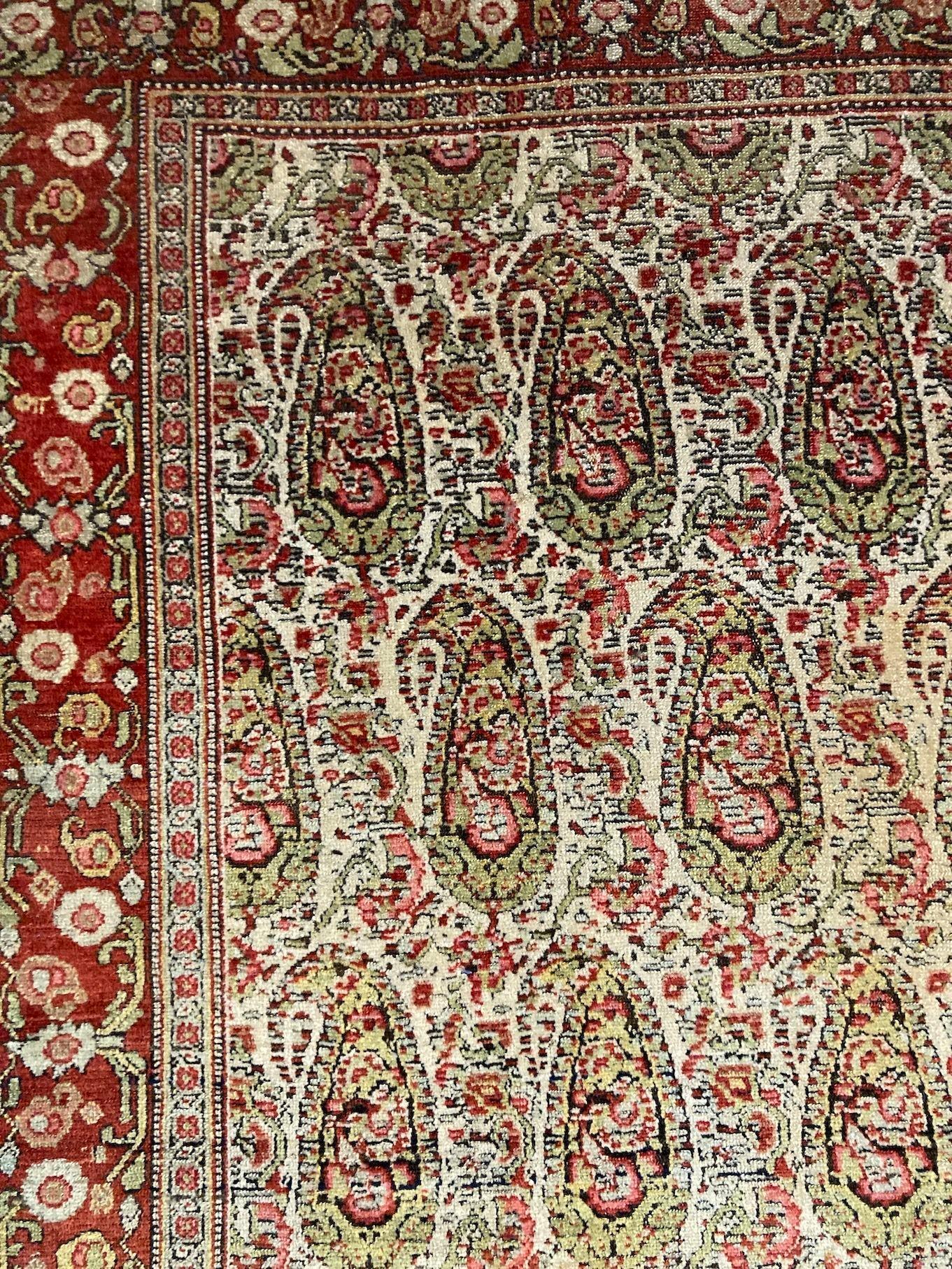 Antiker Senneh-Teppich 2,02 m x 1,36 m im Angebot 6