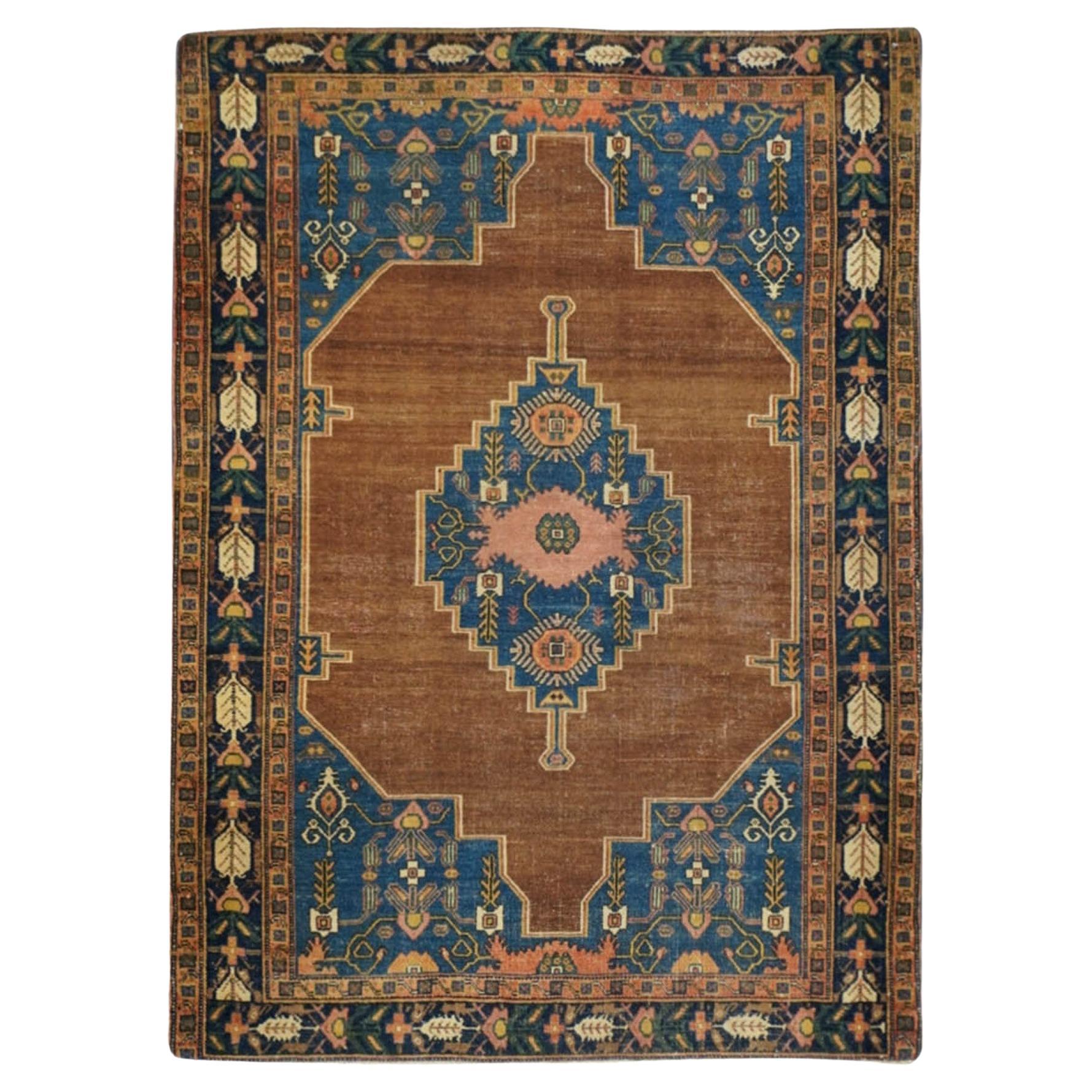 Antiker Senneh-Teppich 3'6'' x 4'8''