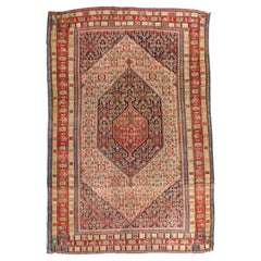 Antique Senneh Rug 4'4'' x 5'6''