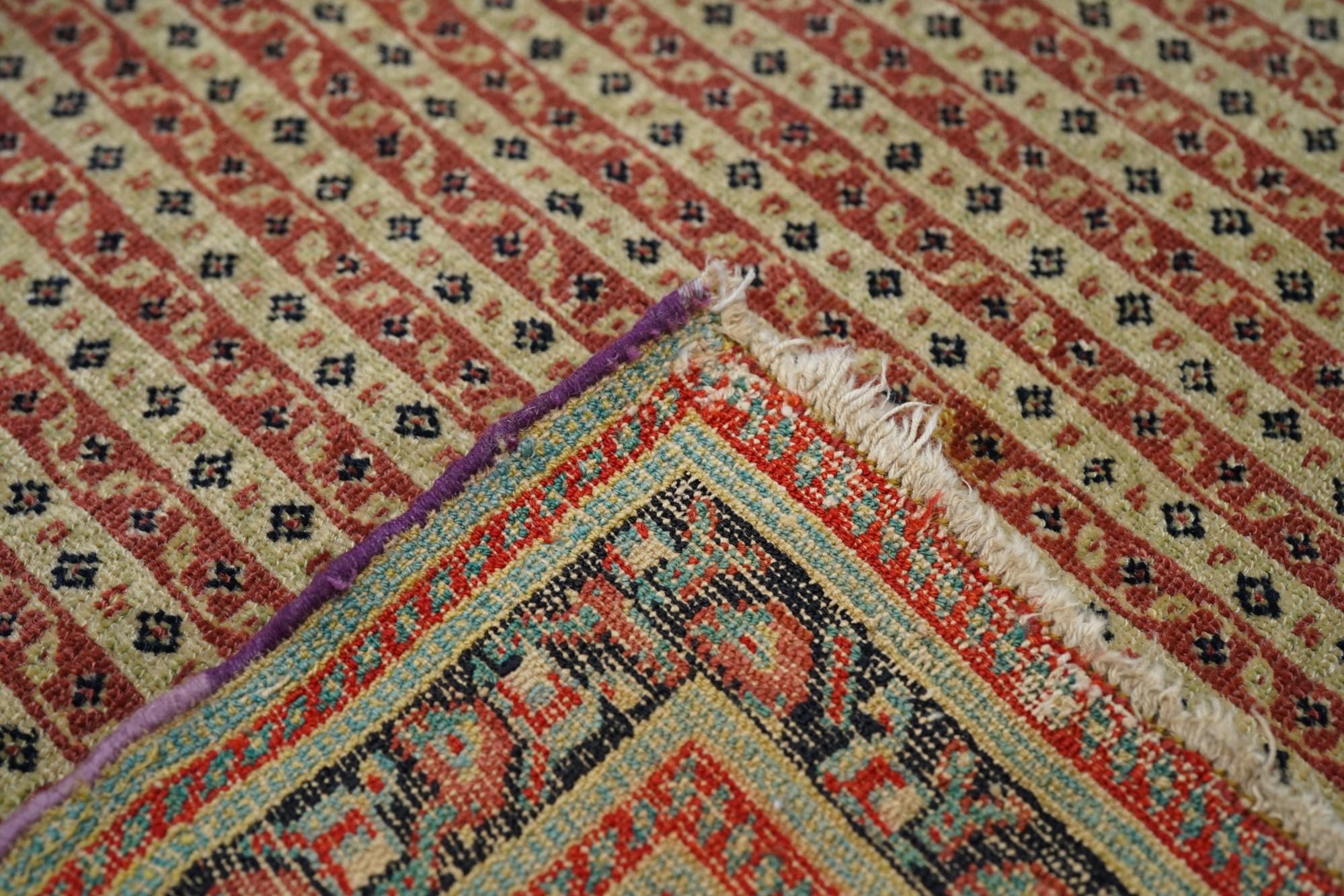 Antique Senneh Rug For Sale 4