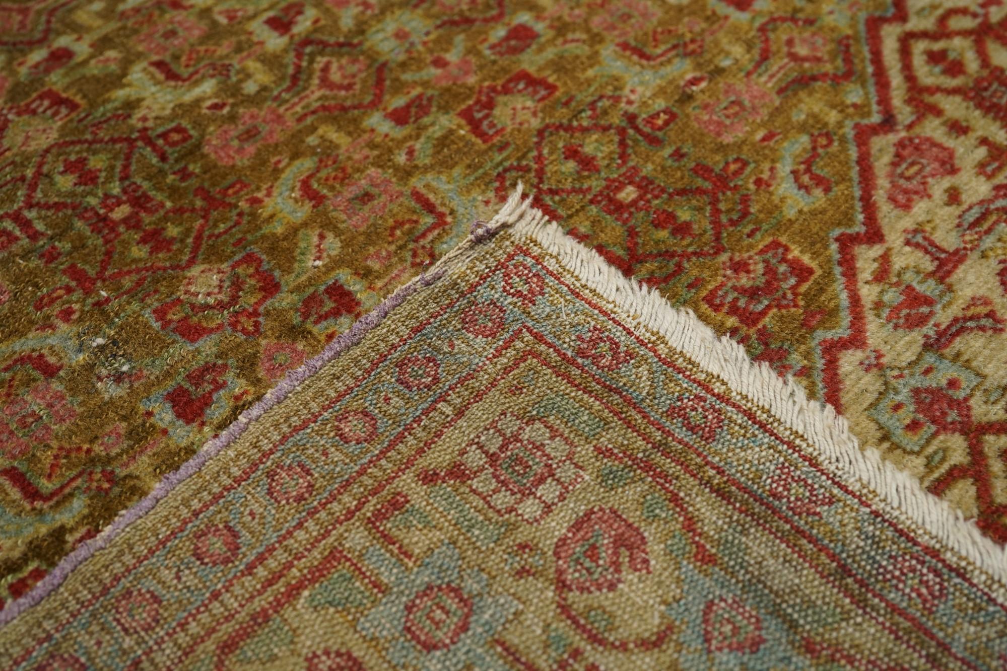 Antiker Senneh-Teppich im Angebot 4
