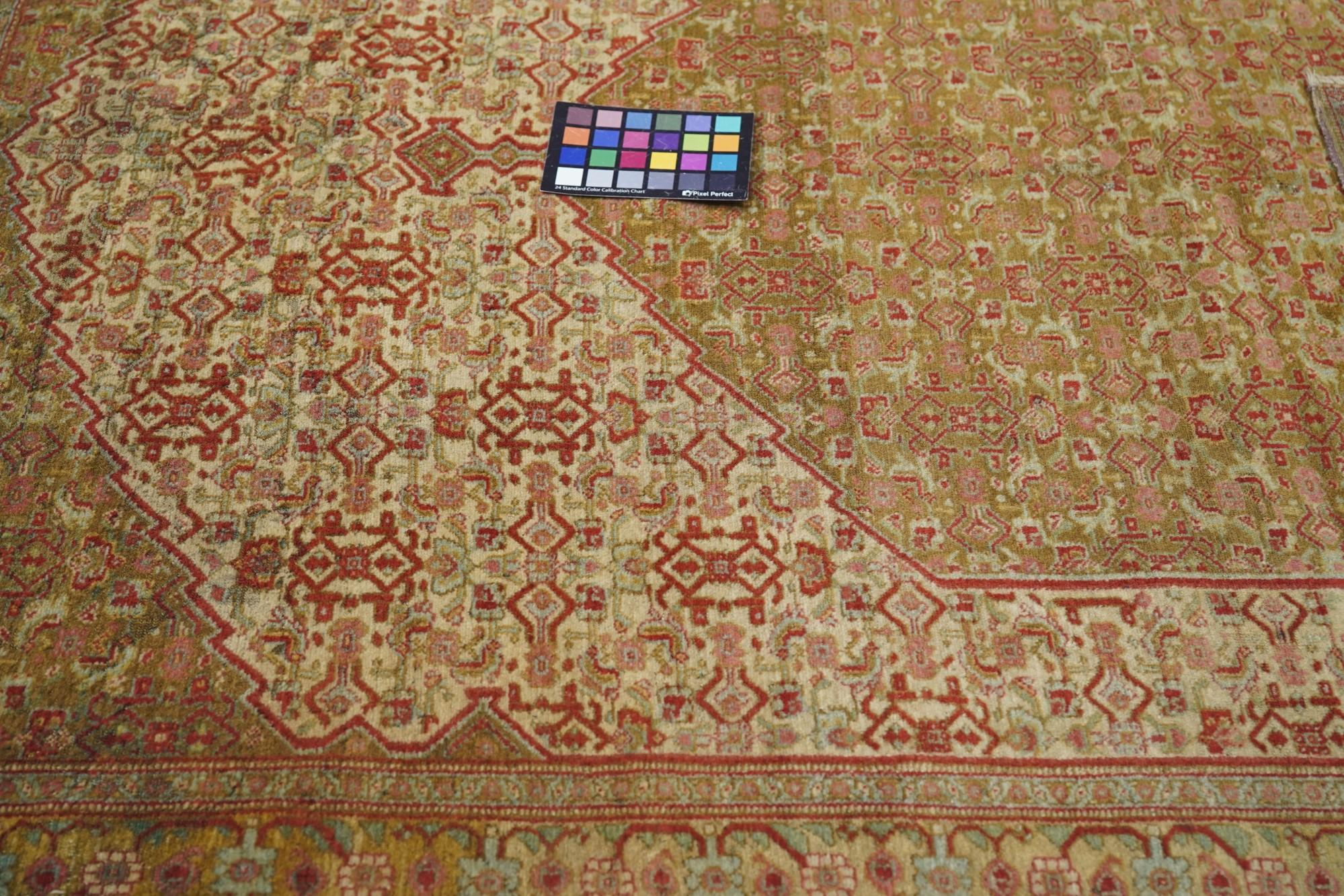 Antiker Senneh-Teppich im Angebot 2