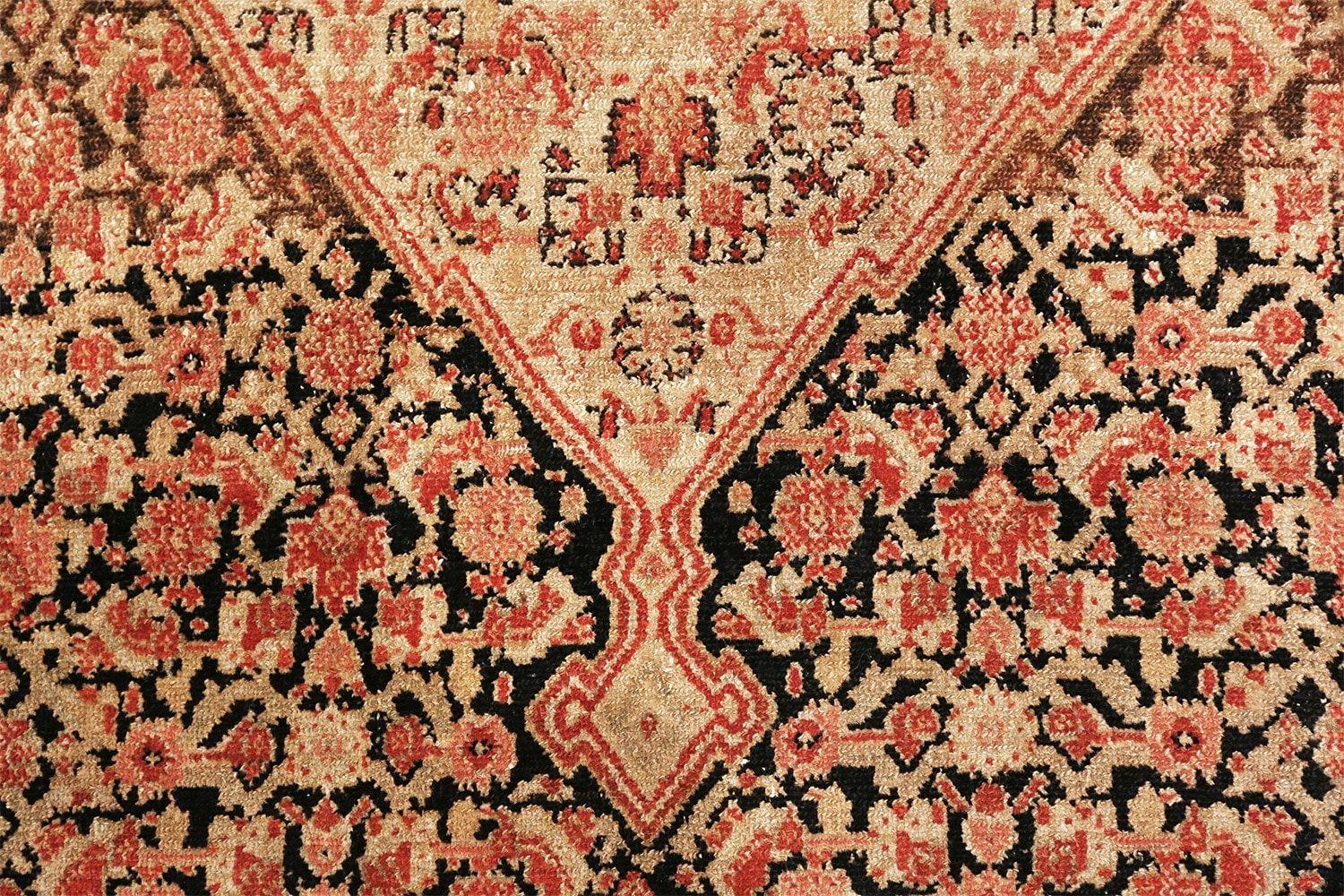 Antique Persian Senneh Runner. Size: 3 ft 10 in x 19 ft 2 in (1.17 m x 5.84 m) In Good Condition In New York, NY