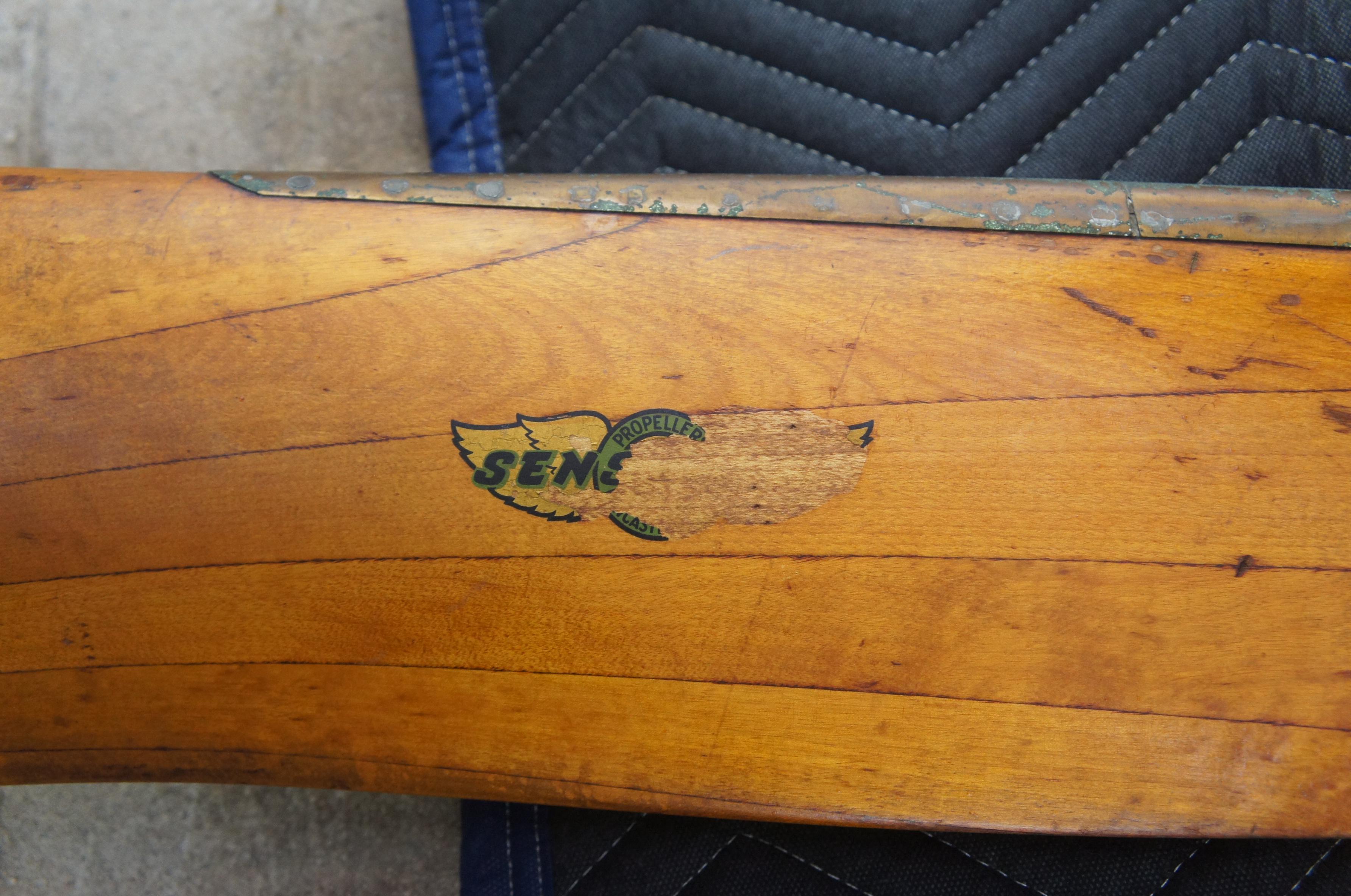wooden airplane propeller identification