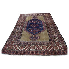 Antique Serab Camel Hair Good Condition Hand Knotted Rug