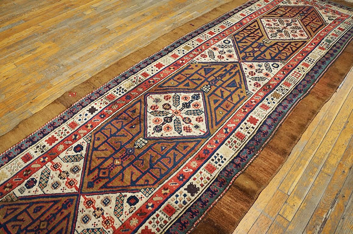 Hand-Knotted Antique Serab Persian Rug For Sale