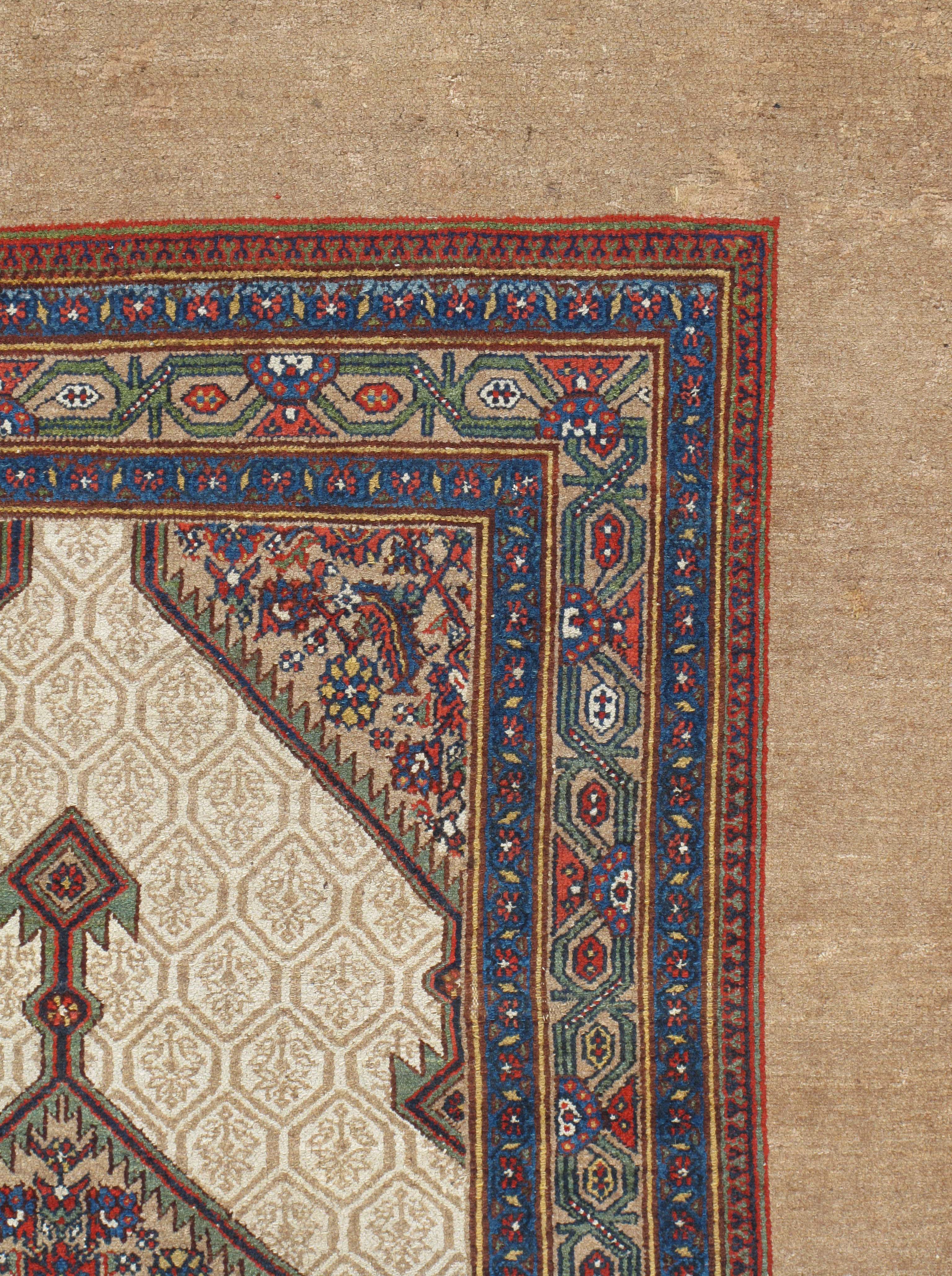 Persian Antique Serab Runner 7' x 13'7 For Sale