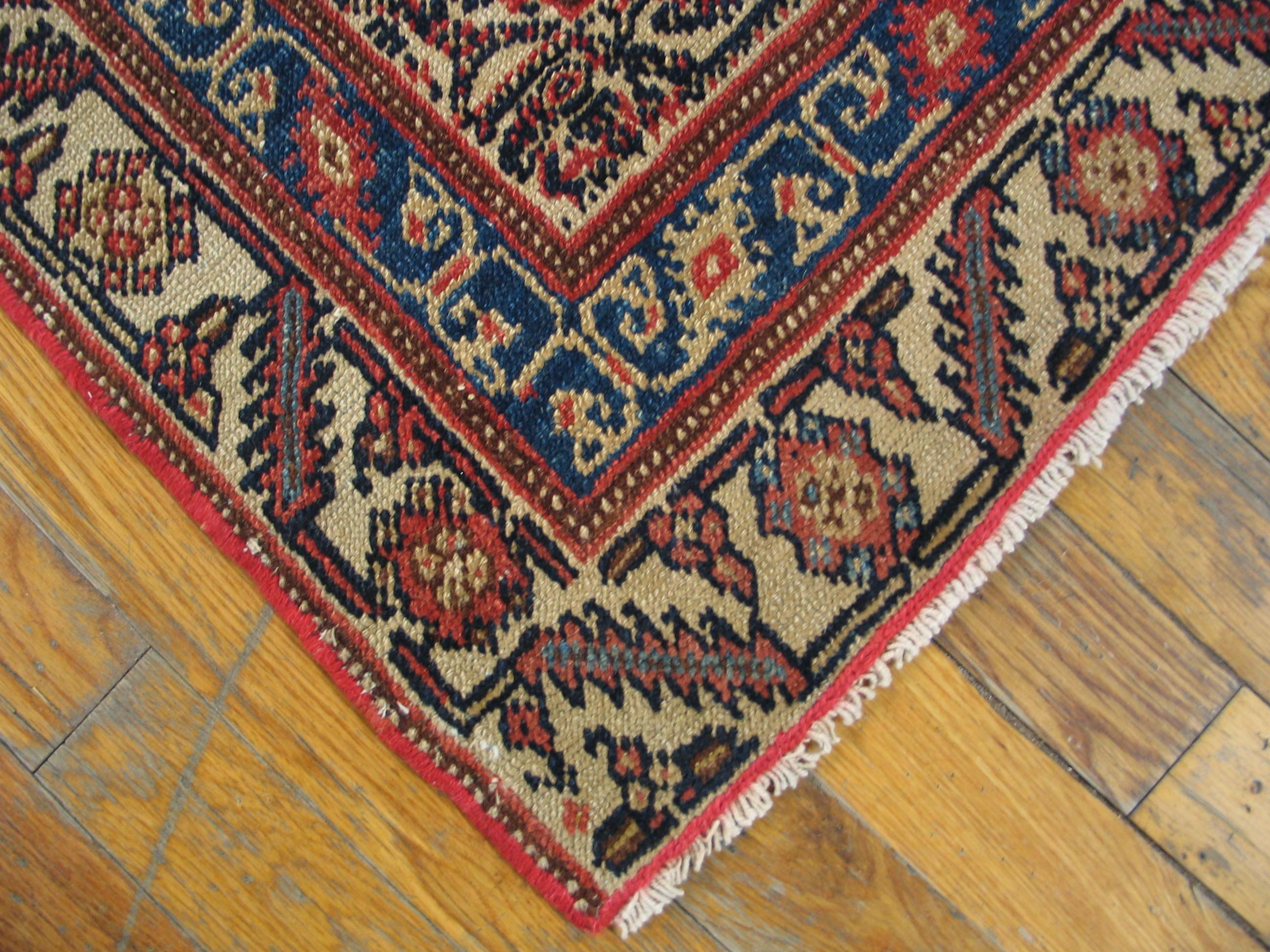 Antique Seraband Rug In Good Condition For Sale In New York, NY