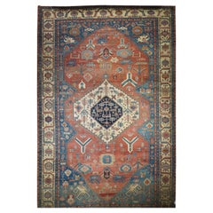 Alfombra antigua Serapi Bakhshyesh 11'6'' x 18'6''