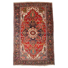 Tapis ancien de Serapi - Tapis de Serapi du 19ème siècle, Tapis ancien