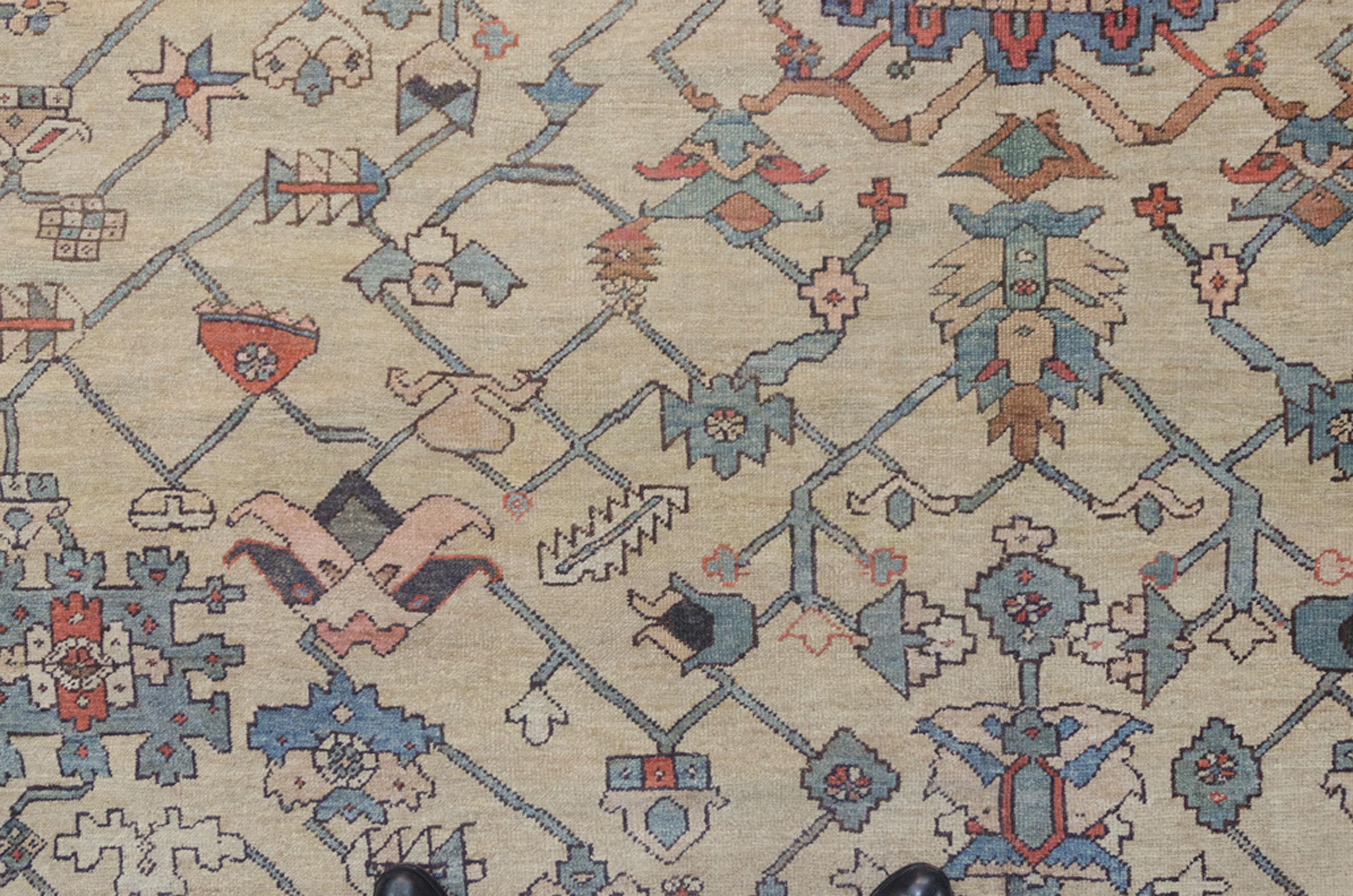 Antiker Serapi-Teppich 567x345cm (19. Jahrhundert) im Angebot