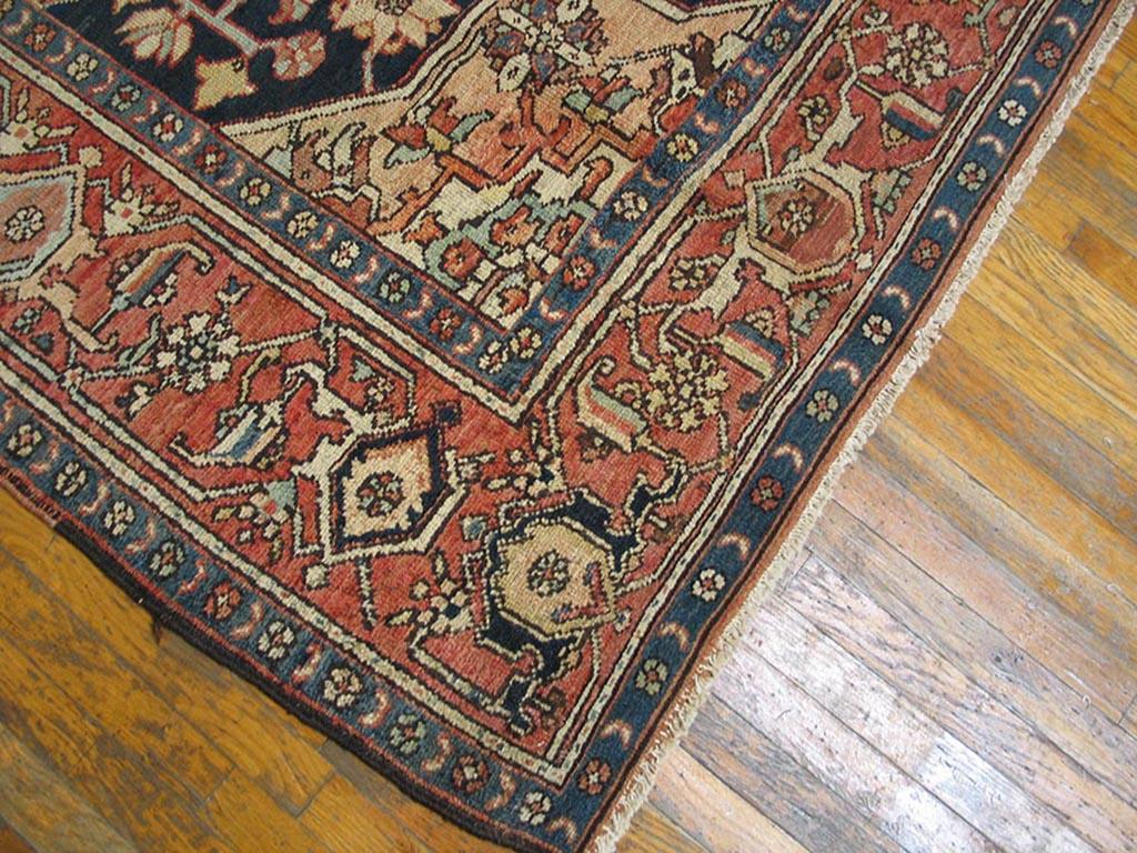 Late 19th Century N.W. Persian Serapi Carpet ( 8'10