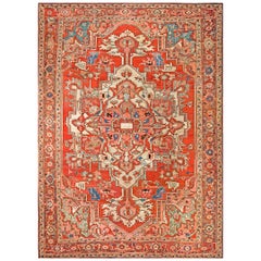 XIX secolo N.W. Tappeto persiano Serapi ( 8'2" x 10'9" - 250 x 328 )