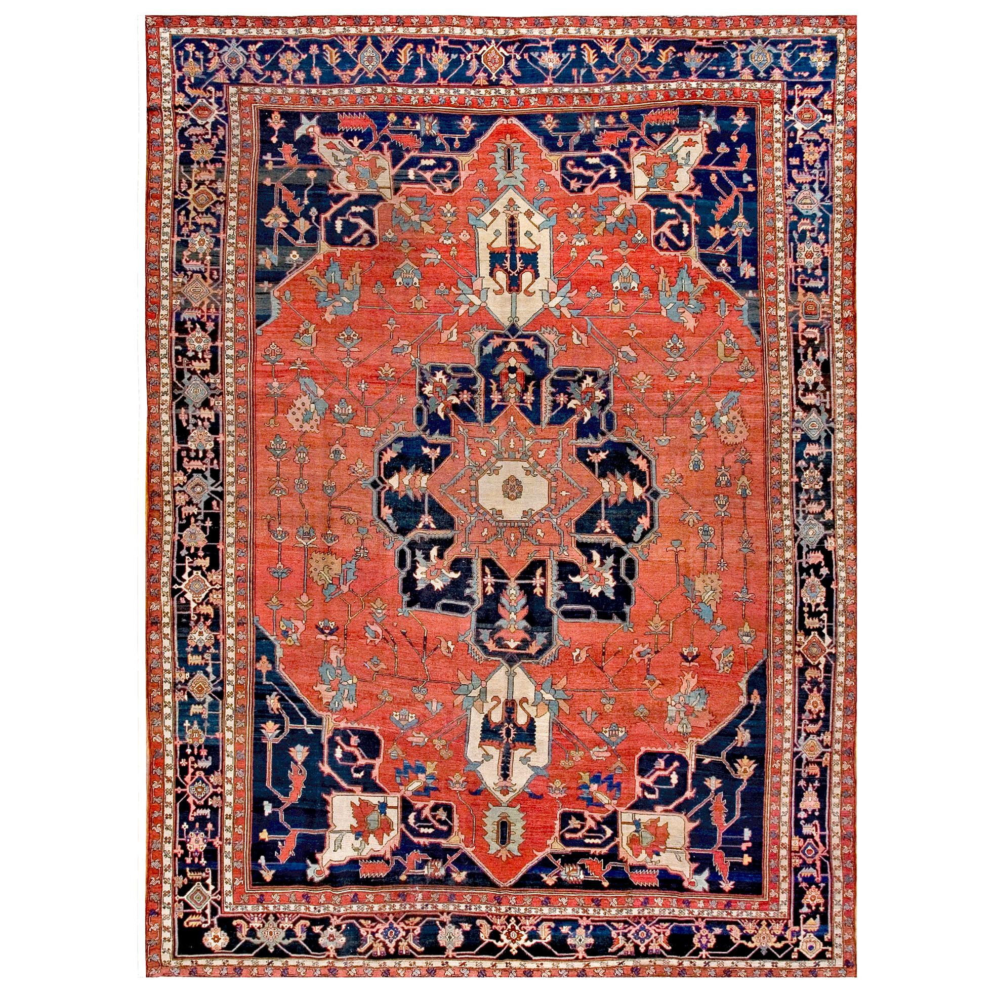 Antique Serapi Persian Rug
