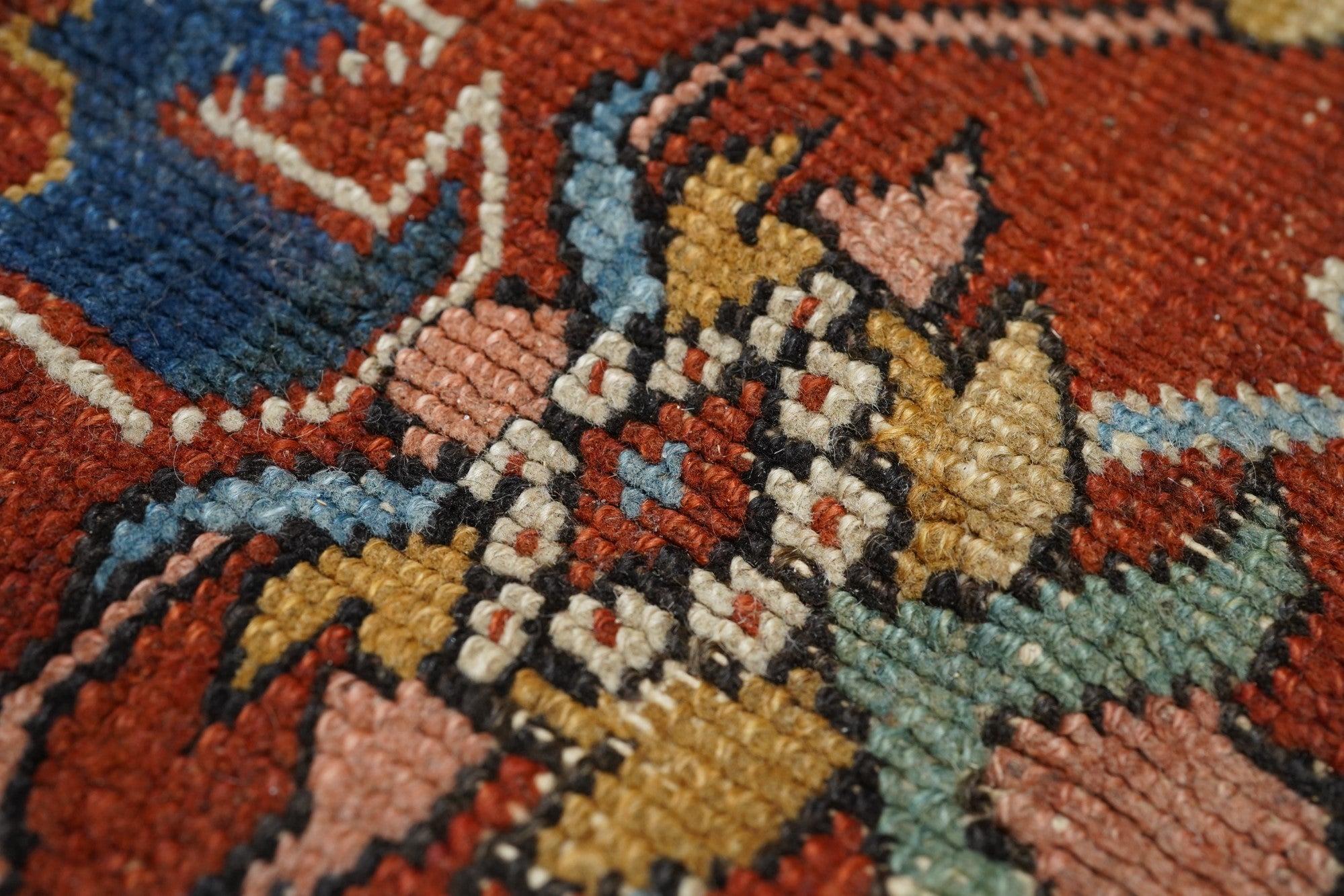 Laine Tapis Serapi ancien 10'6'' x 12'6'' en vente