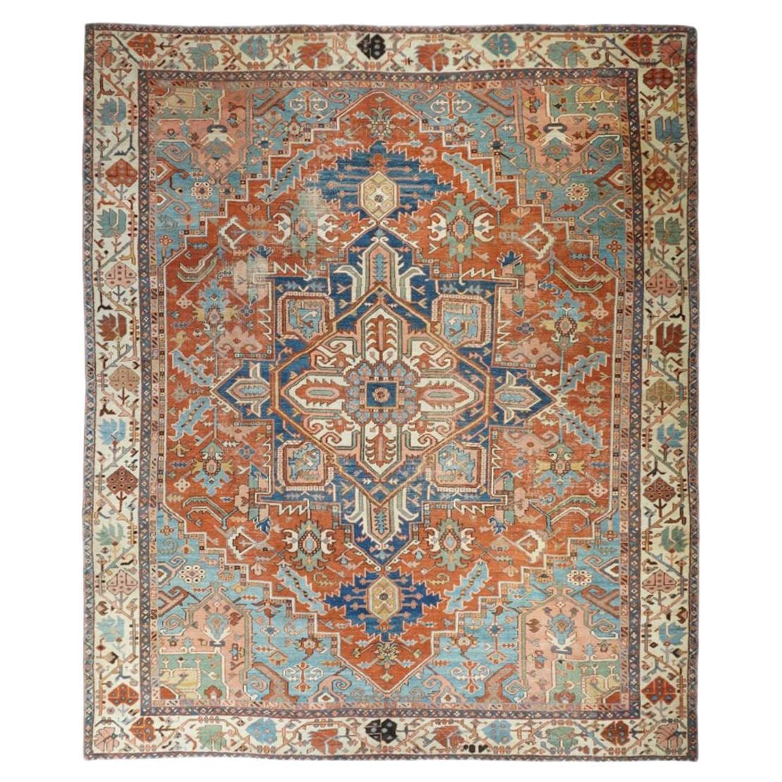 Antique Serapi Rug 10'6'' x 12'6''