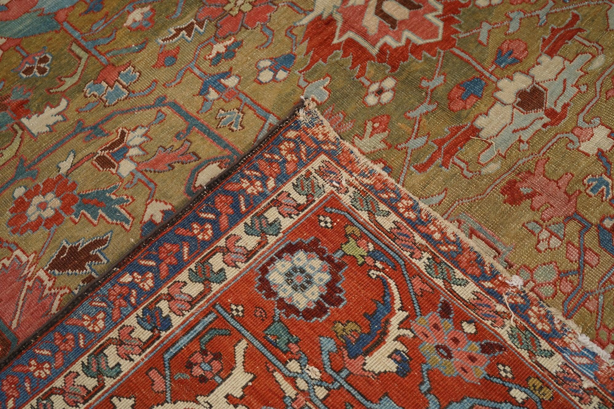 Antiker Serapi-Teppich 11'6'' x 15'0'' aus Serapi im Angebot 4