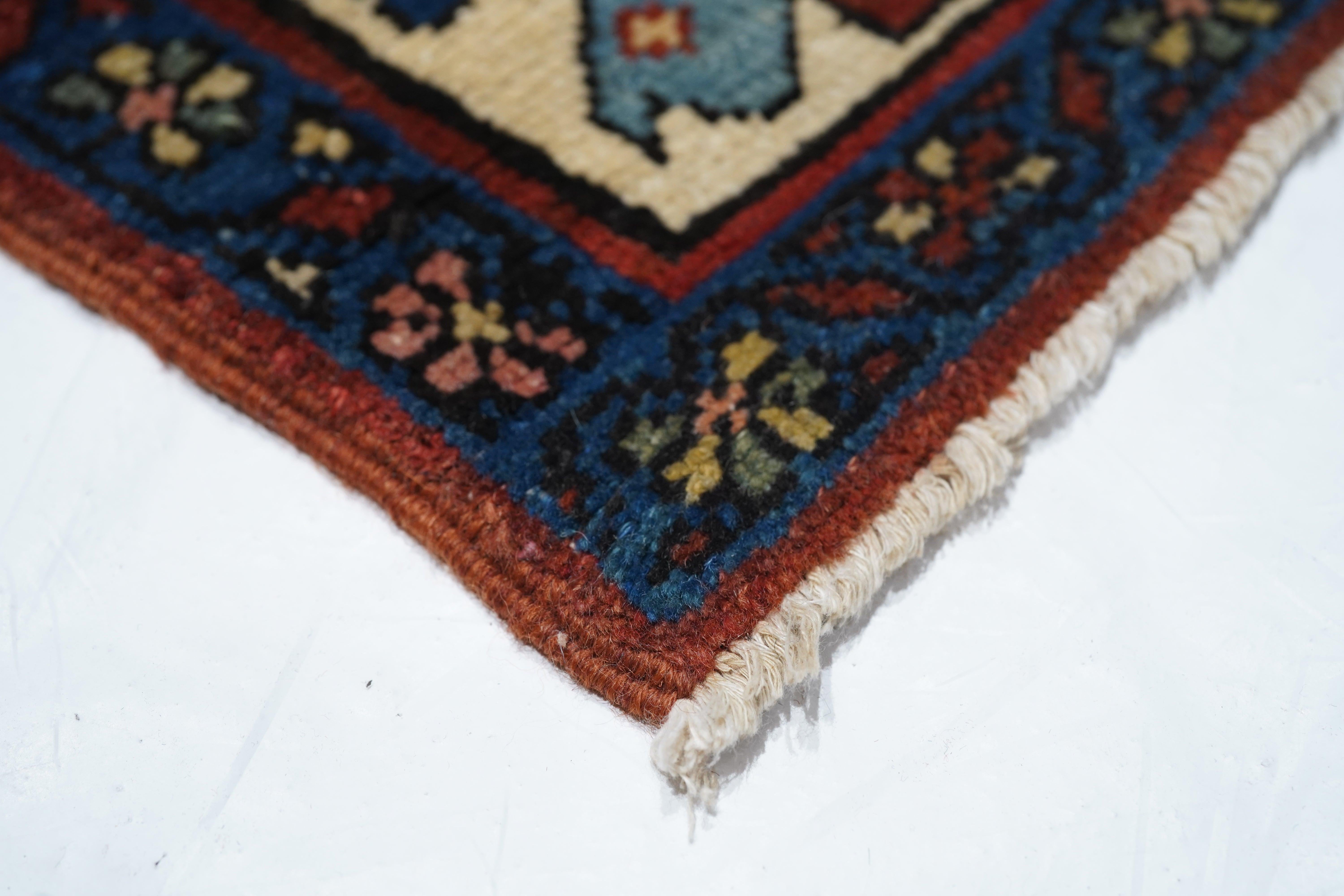 Noué à la main Tapis Serapi ancien 11'7'' x 19'4'' en vente