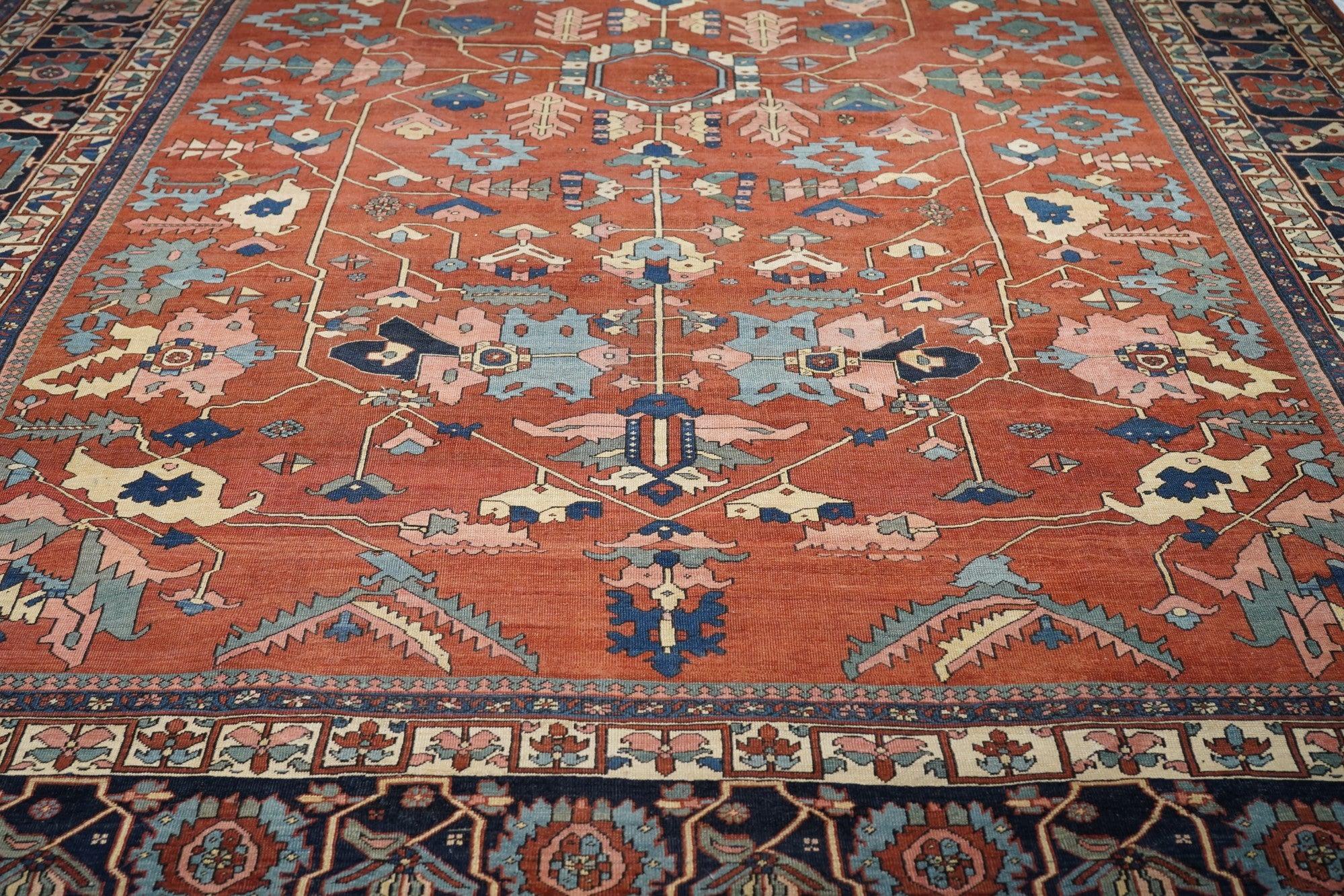Tapis Serapi ancien 11'7'' x 19'4'' en vente 1