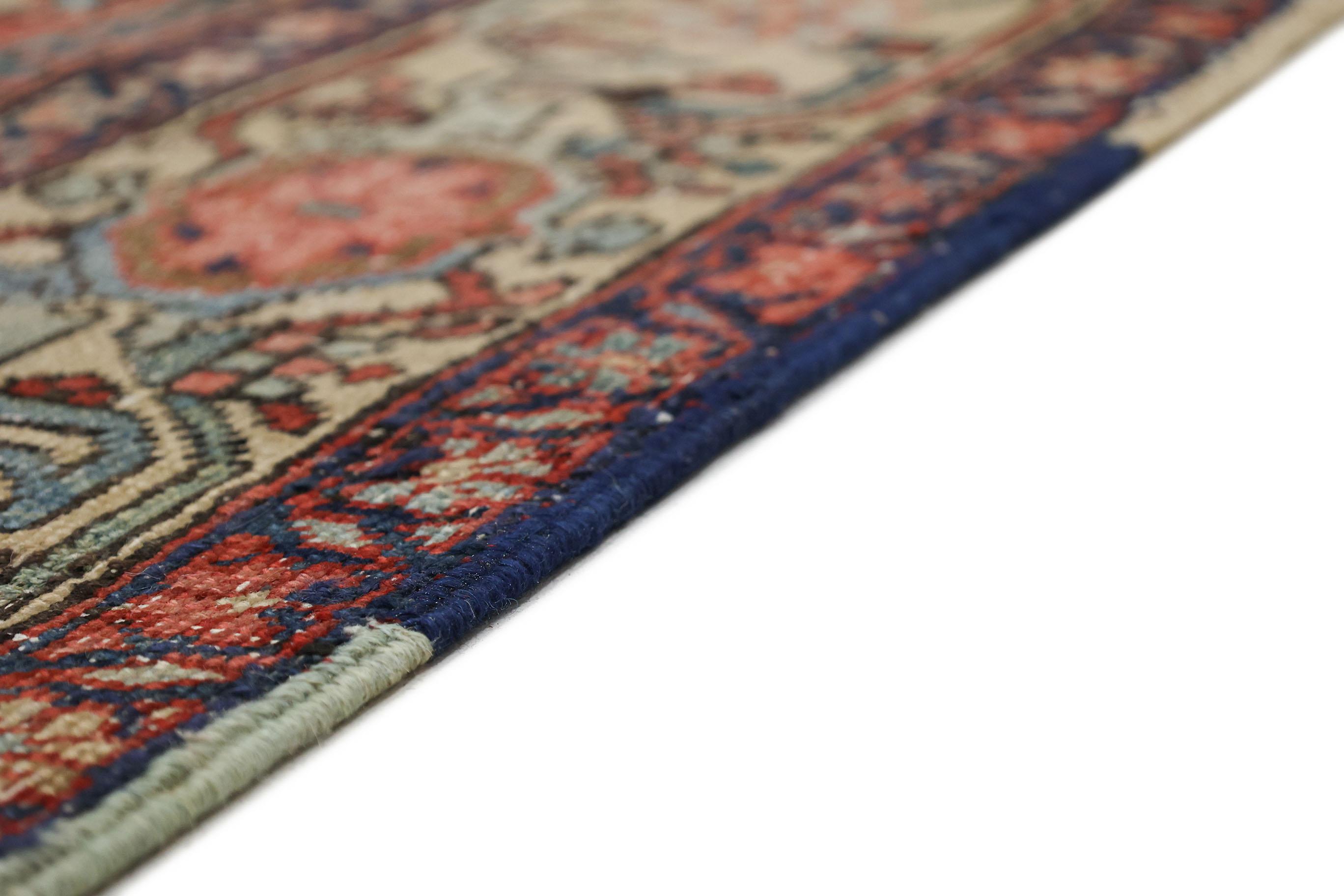 Début du 20ème siècle Tapis ancien Serapi (3.0x2.0m, 1900). Détails exquis (noués à la main). en vente