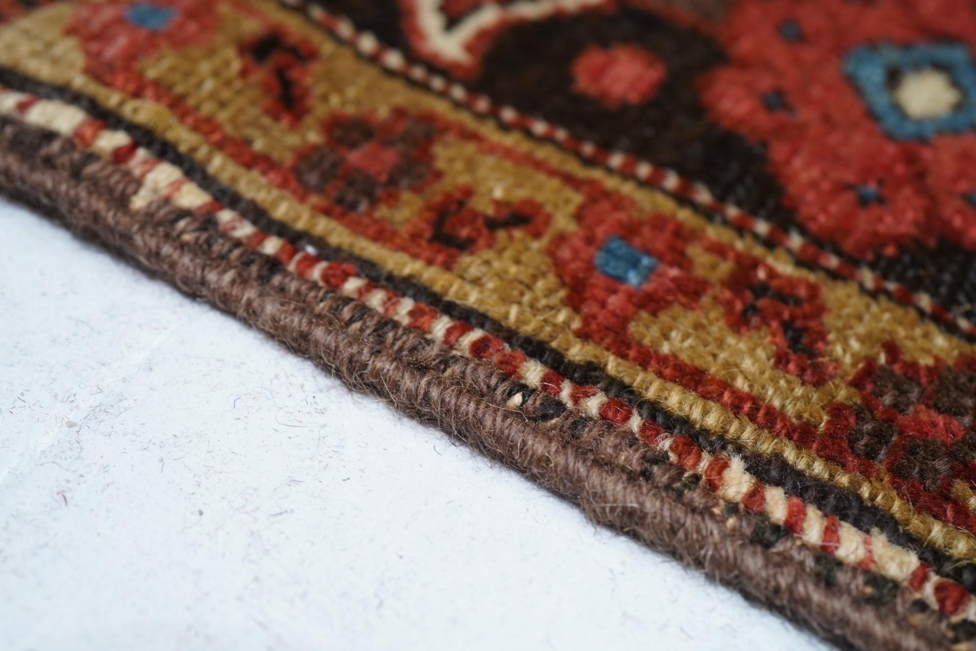 Mid-20th Century Antique Serapi Rug For Sale