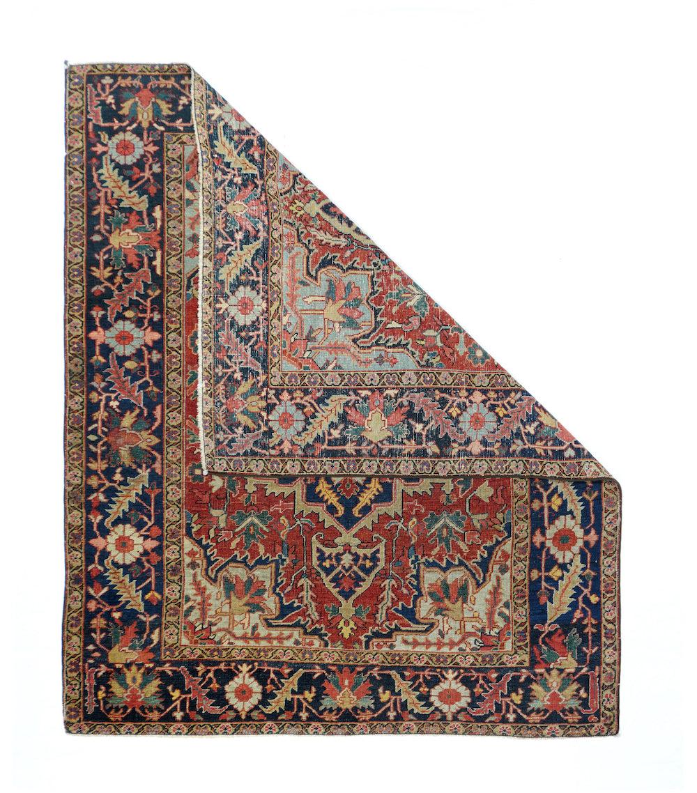 Antiker Serapi-Teppich 4'10'' x 6'0'' (Persisch) im Angebot