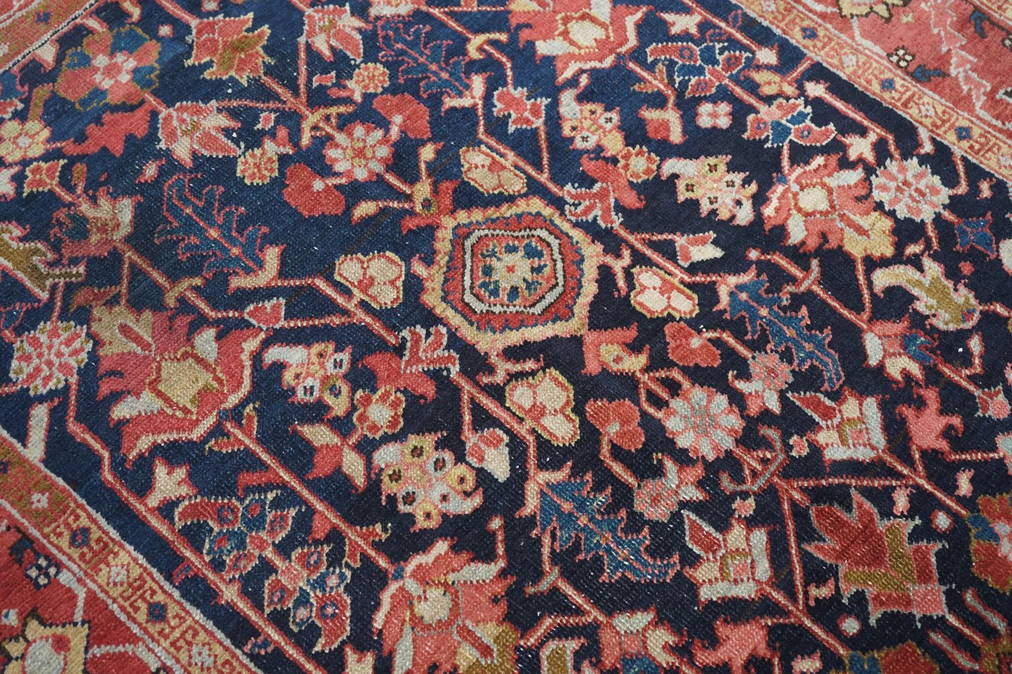 Antique Serapi Rug For Sale 1